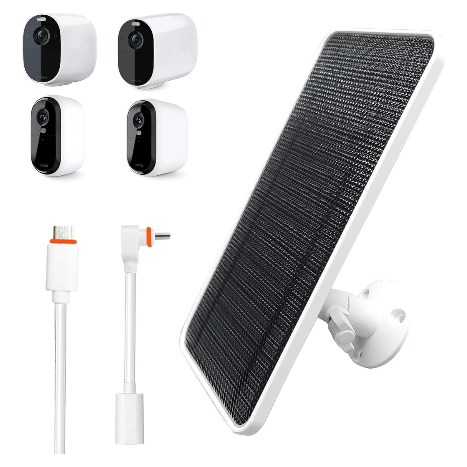 Cargador Solar AYIIFEI para Cámara Arlo Essential 2K - 4m Cable