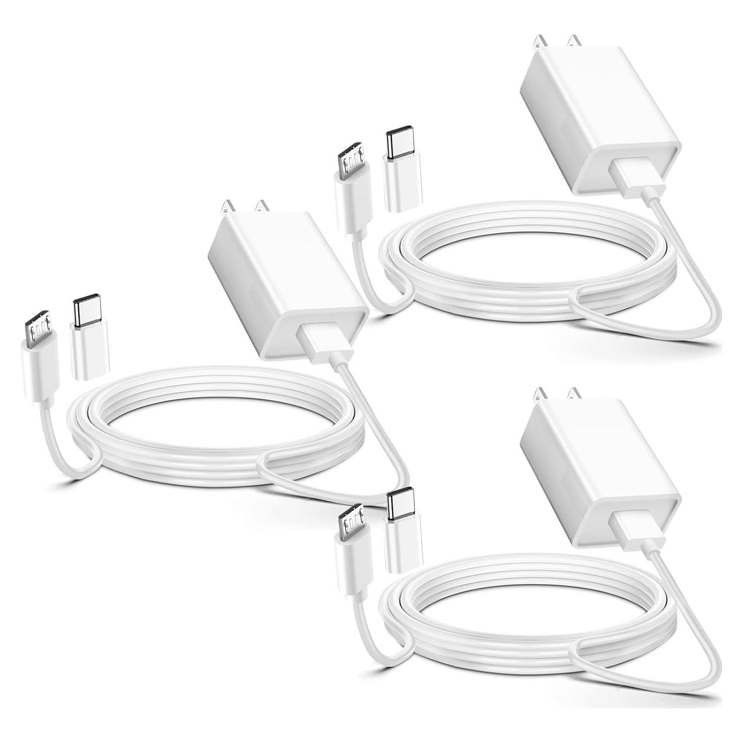 Adaptador Cargador Pared 9V 3 Pack WZHENB para Arlo y Wyze