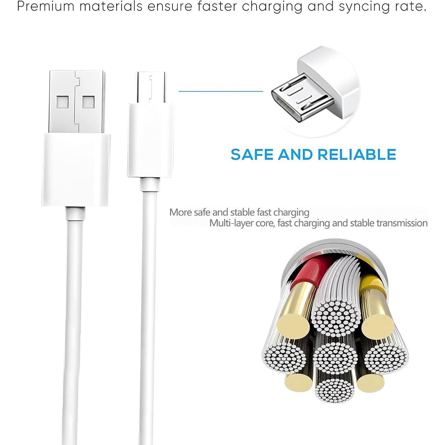 Adaptador Cargador Pared 9V 3 Pack WZHENB para Arlo y Wyze