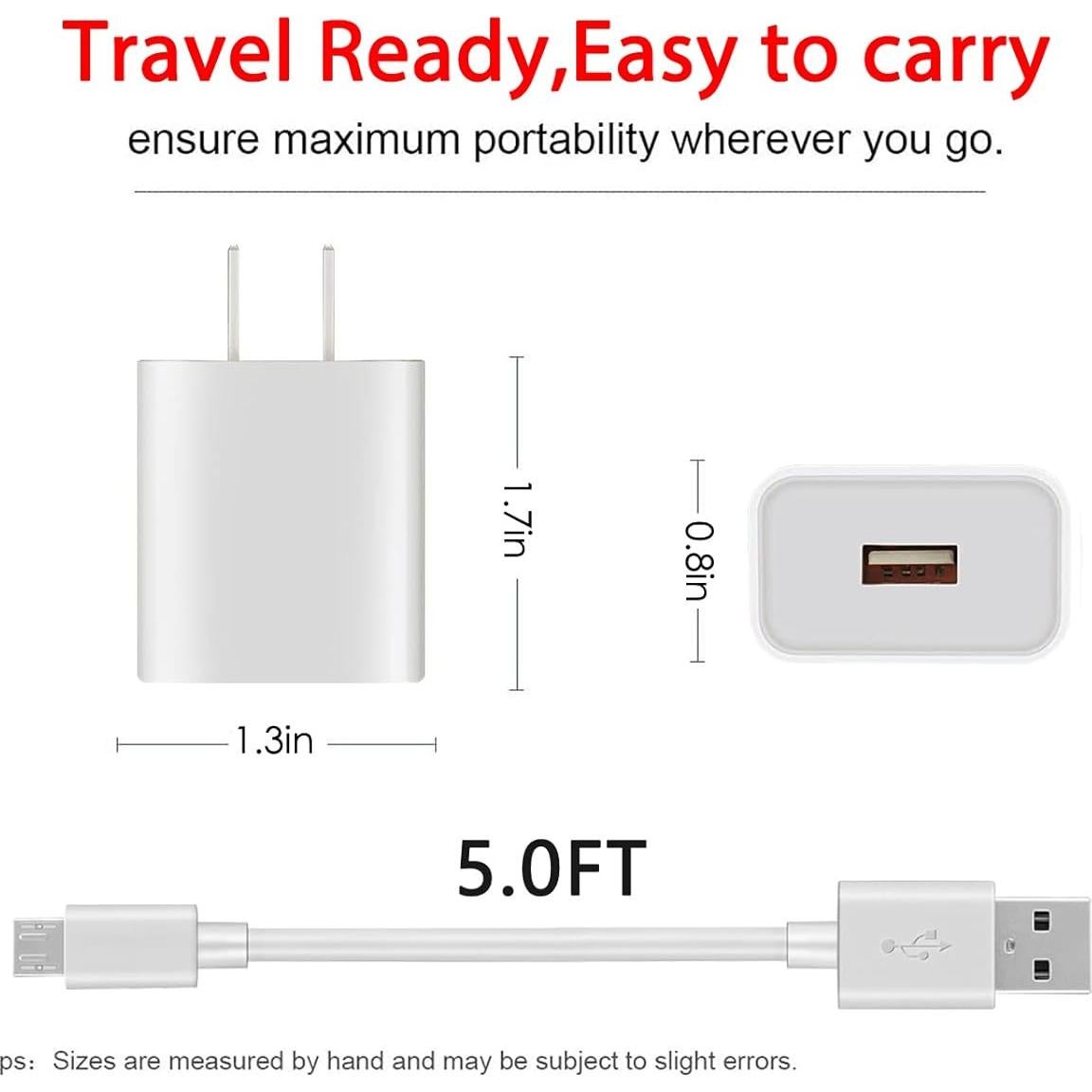 Adaptador Cargador Pared 9V 3 Pack WZHENB para Arlo y Wyze