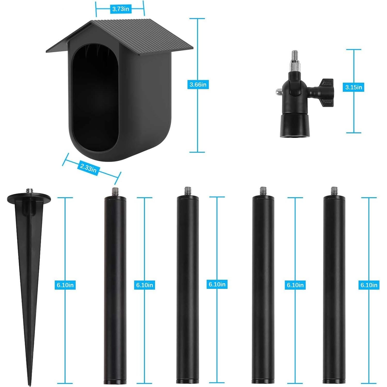 Soporte de Estaca Ajustable OkeMeeo para Cámara Arlo Essential XL