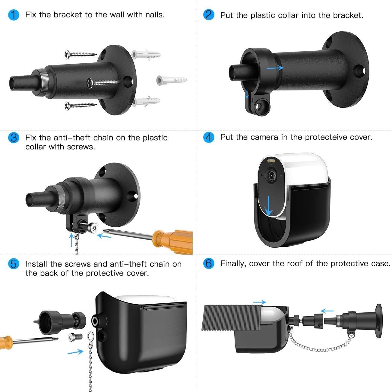 Funda de Silicona Antirrobo HOLACA para Cámara Arlo VMC2330