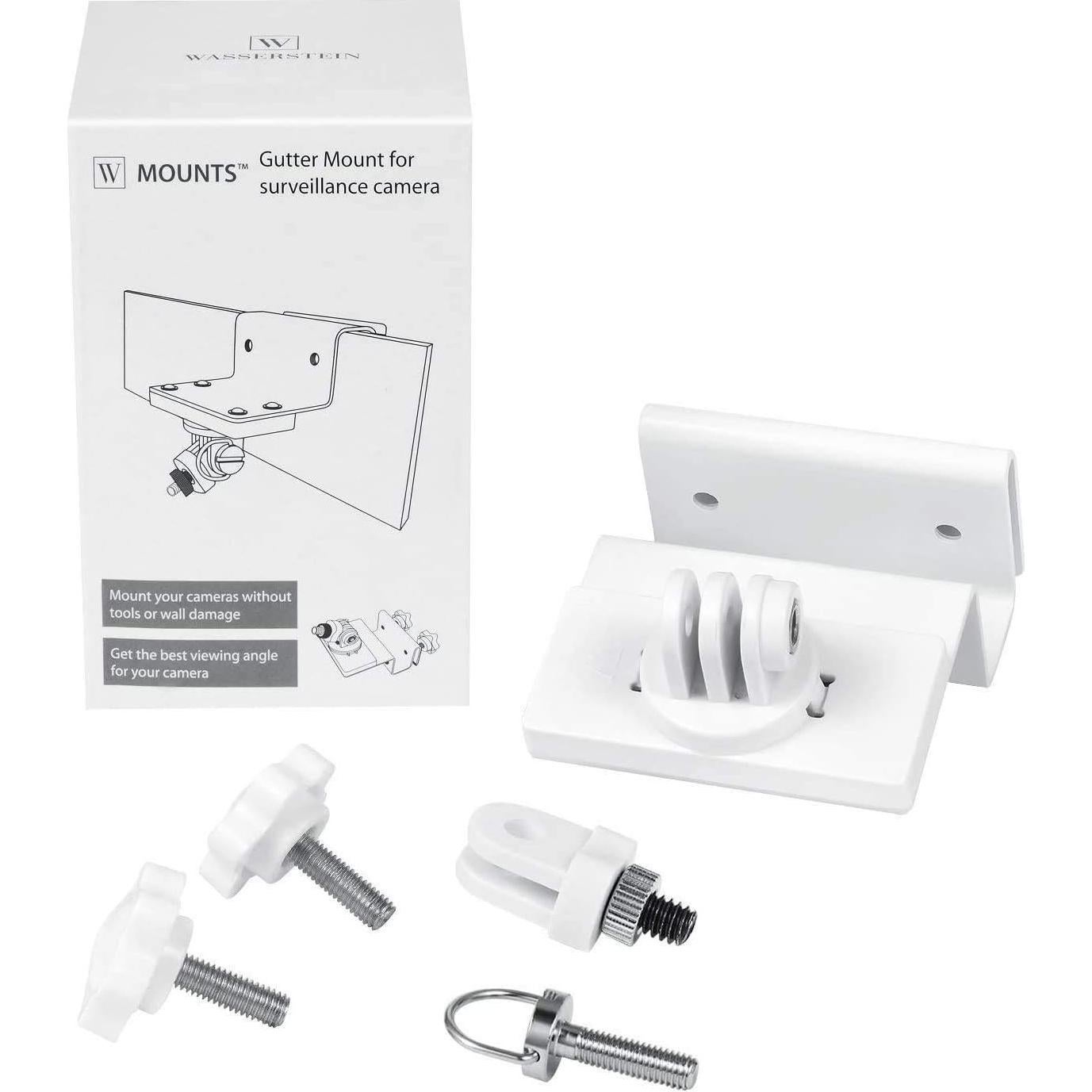 Soporte de canalón Wasserstein para cámaras Arlo - Blanco, 360°