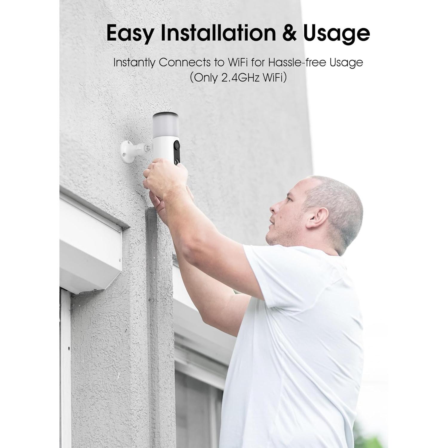 Cámaras de Seguridad Solar ANRAN 2K Inalámbricas para Exterior