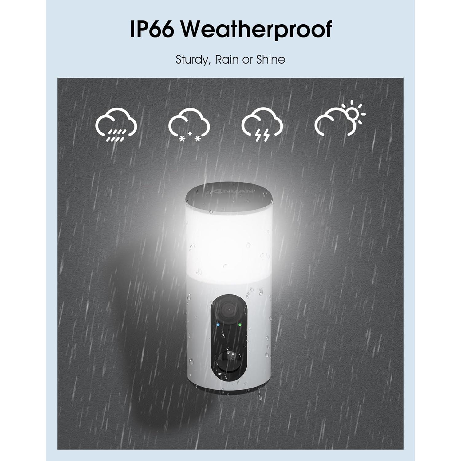 Cámaras de Seguridad Solar ANRAN 2K Inalámbricas para Exterior