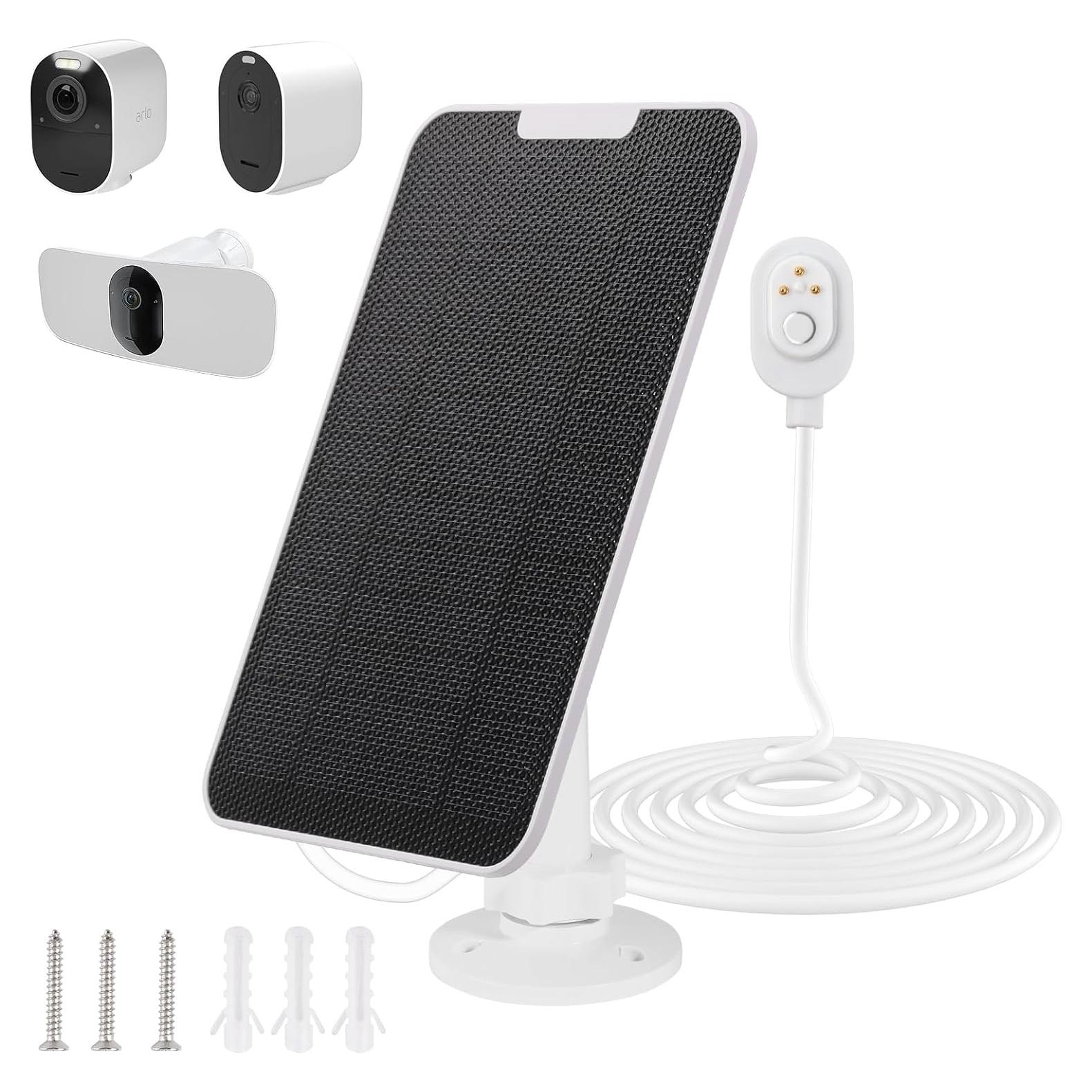 Cargador Solar WGKLLY 4W para Cámaras Arlo Pro 5S/4/3
