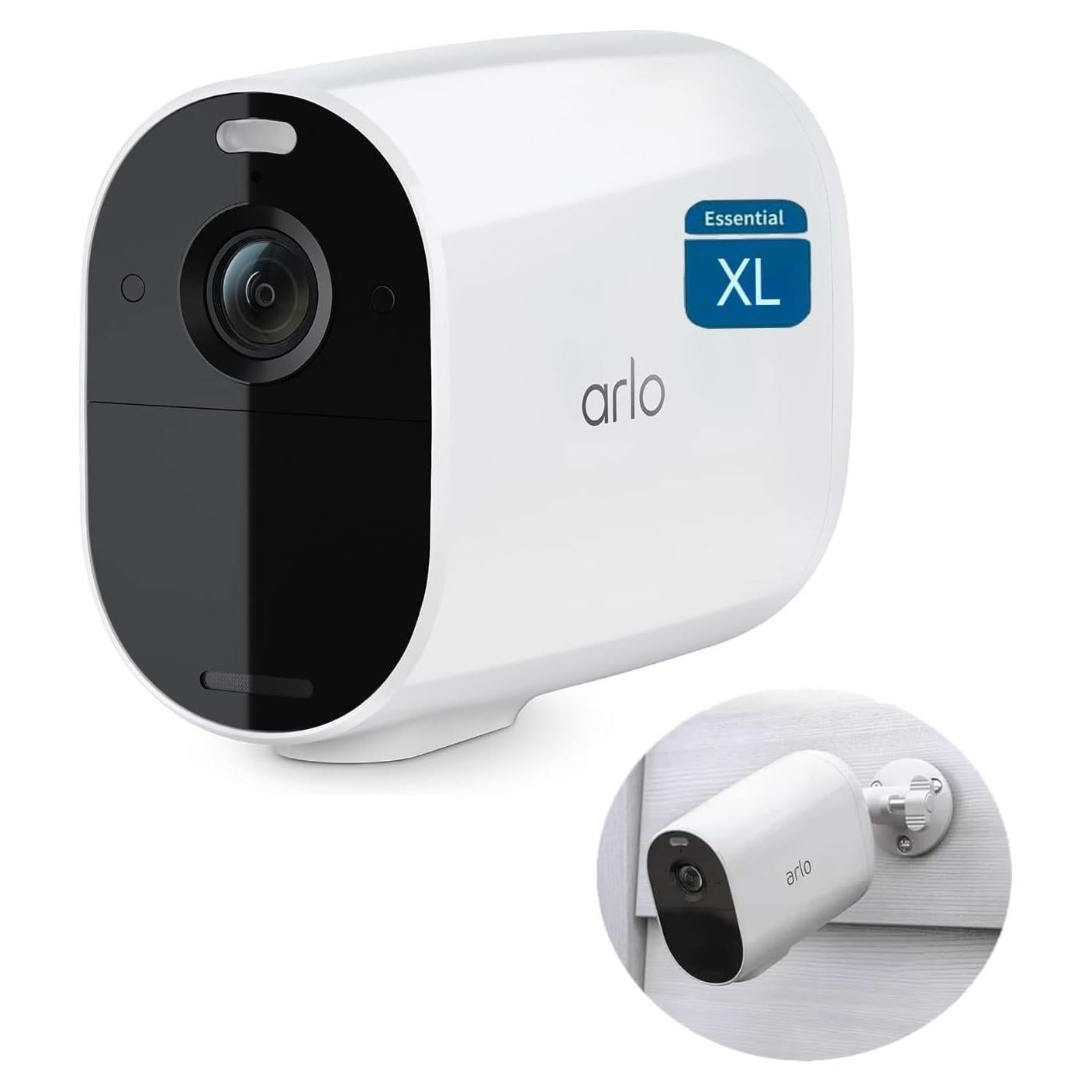 Cámara de Seguridad Inalámbrica Arlo Essential XL 1080P con Spotlight