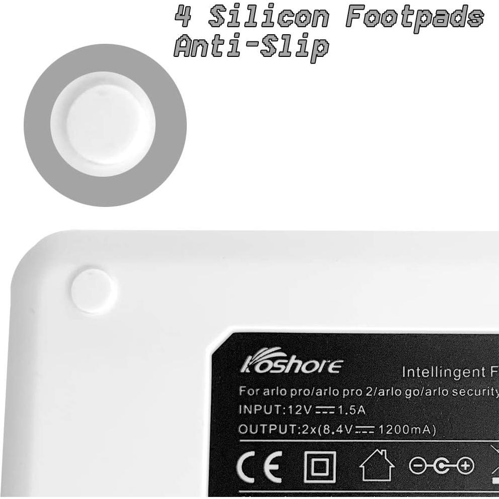 Cargador Doble Koshore para Baterías Arlo Pro/Go - Rápido