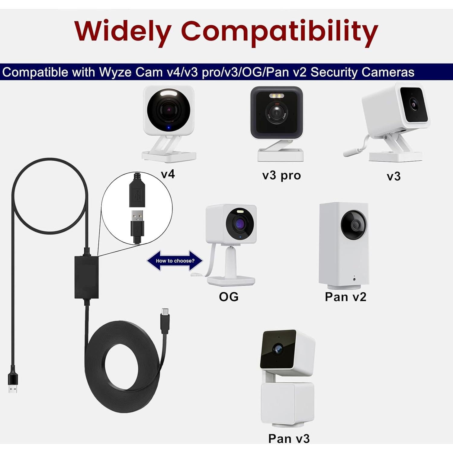 Cable de Extensión de Poder 15m Weishan USB Negro