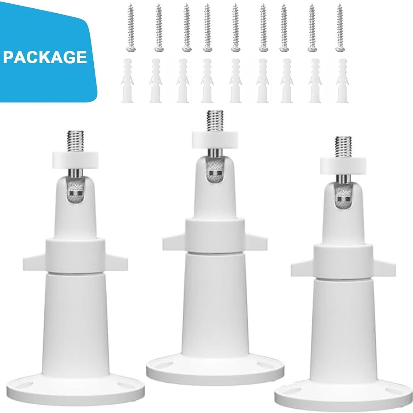 Paquete de 3 Soportes de Pared Ajustables para Cámara Arlo y Ring