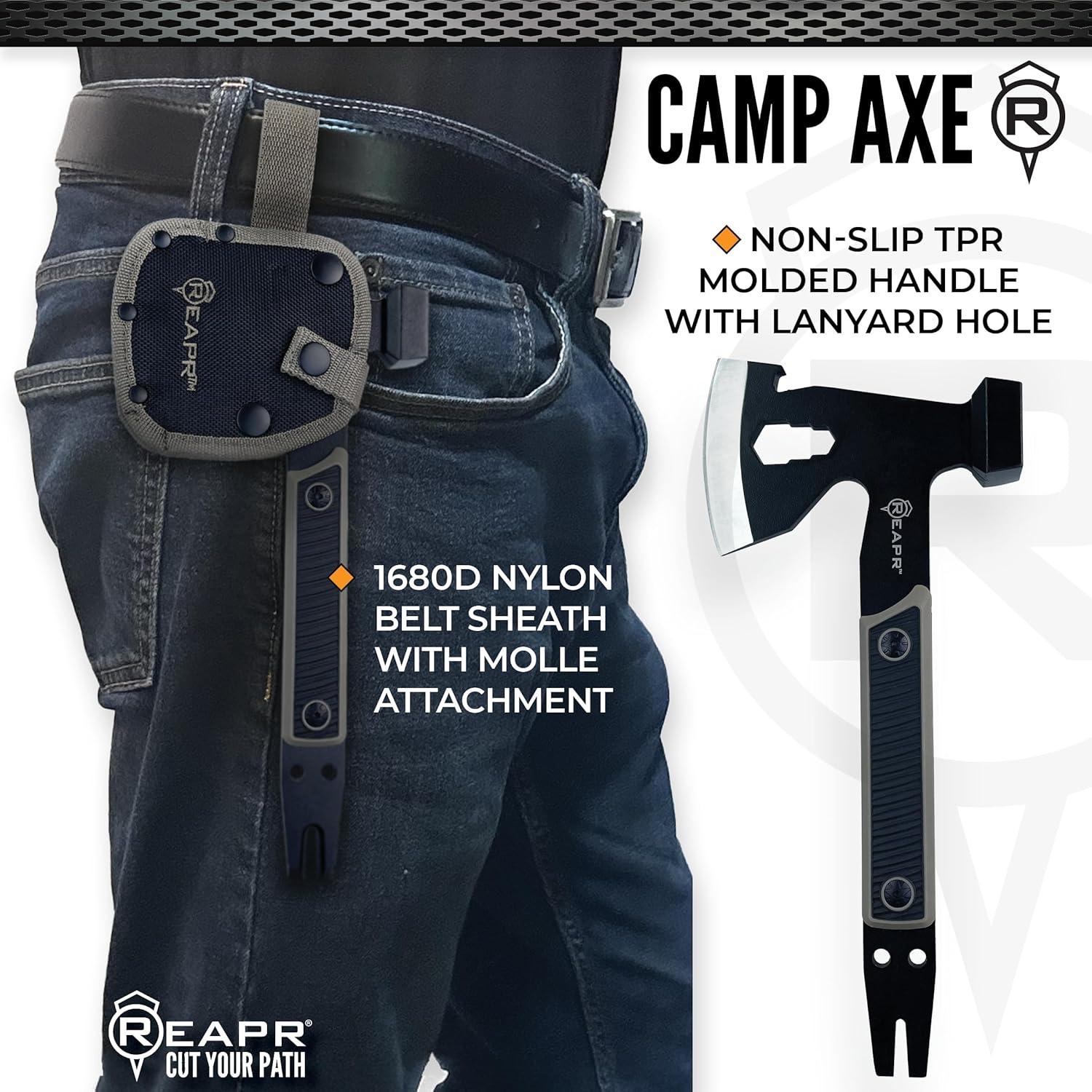 Hacha de Campamento Reapr Versa 27.3 cm Multifuncional con Martillo