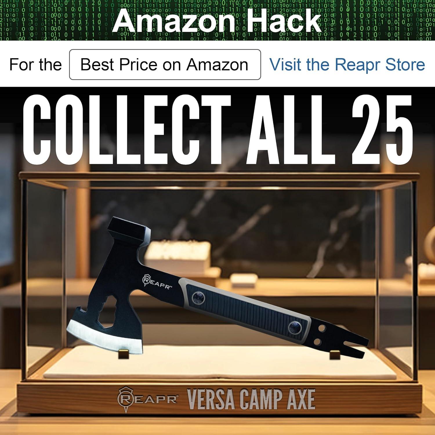 Hacha de Campamento Reapr Versa 27.3 cm Multifuncional con Martillo