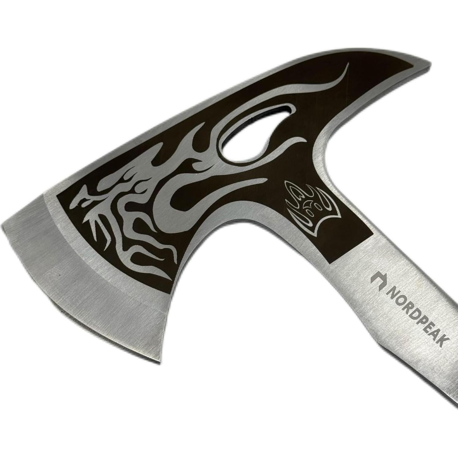 Hacha de Camping NORDPEAK con Funda - Hoja de Acero 8.49 cm