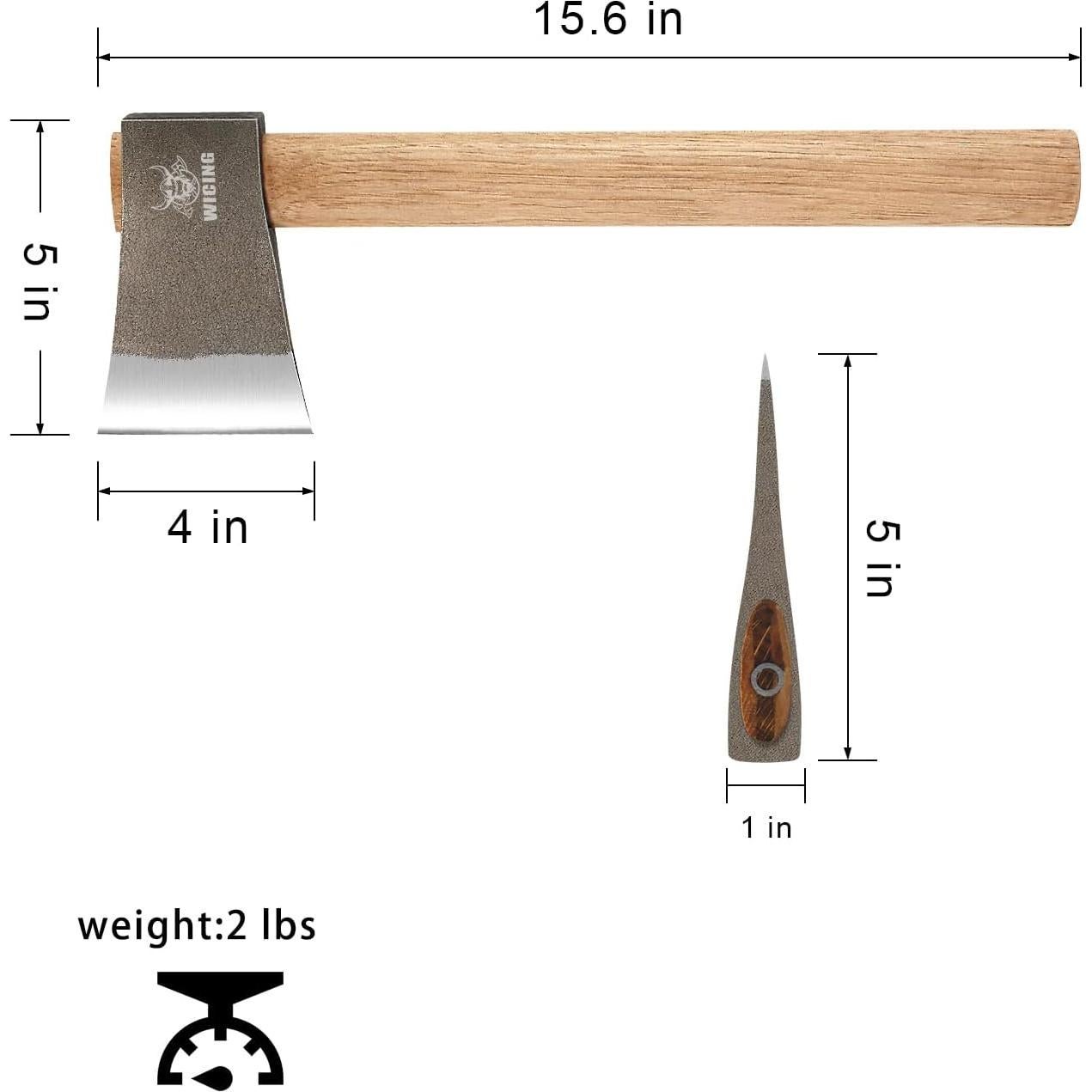 Hacha de Lanzamiento WICING 39.62 cm Acero Manganeso 1065