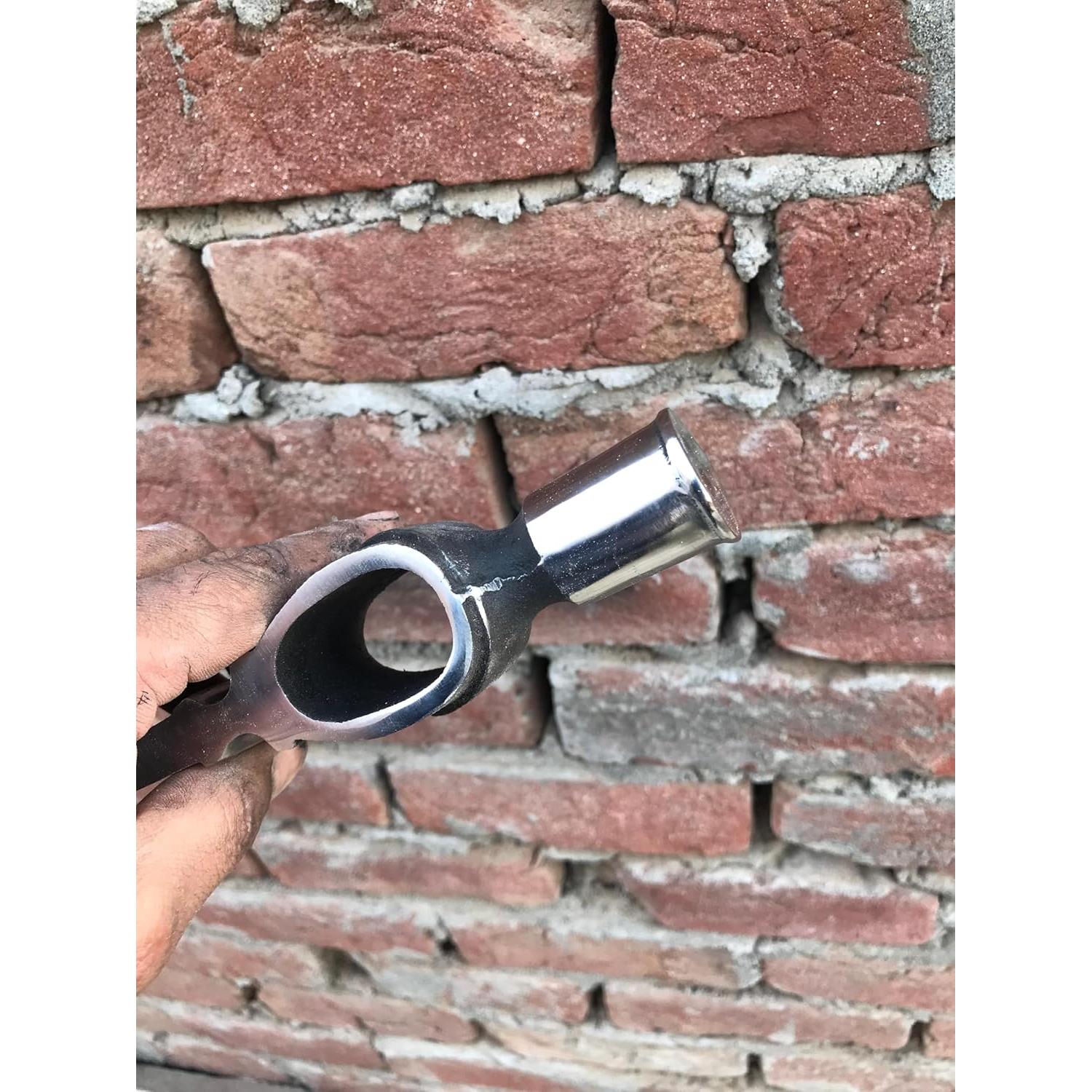 Hacha Vikinga Forjada a Mano Master Damascus 56cm con Funda