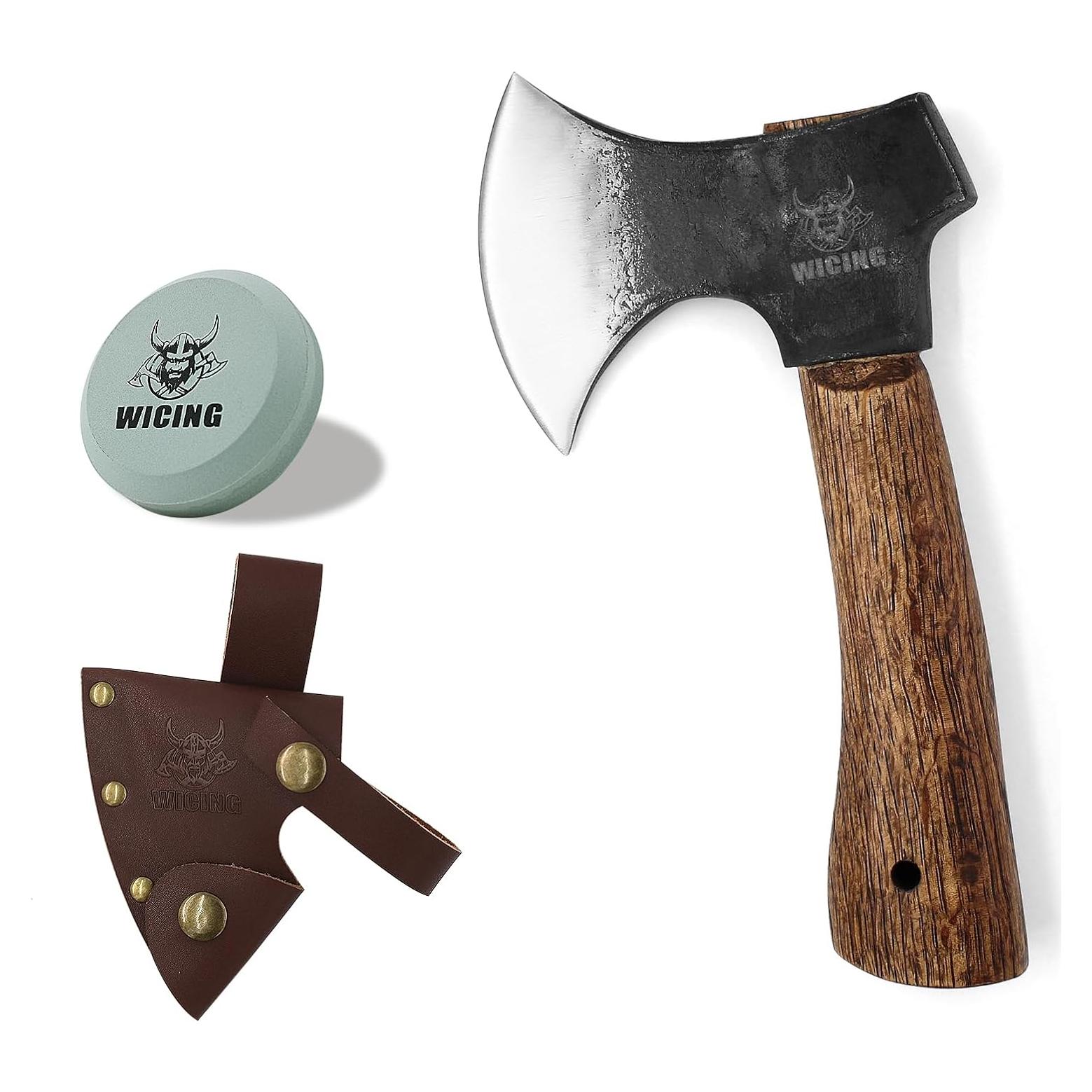 Hacha de Mano WICING 20.32 cm Acero Manganeso Mango Madera