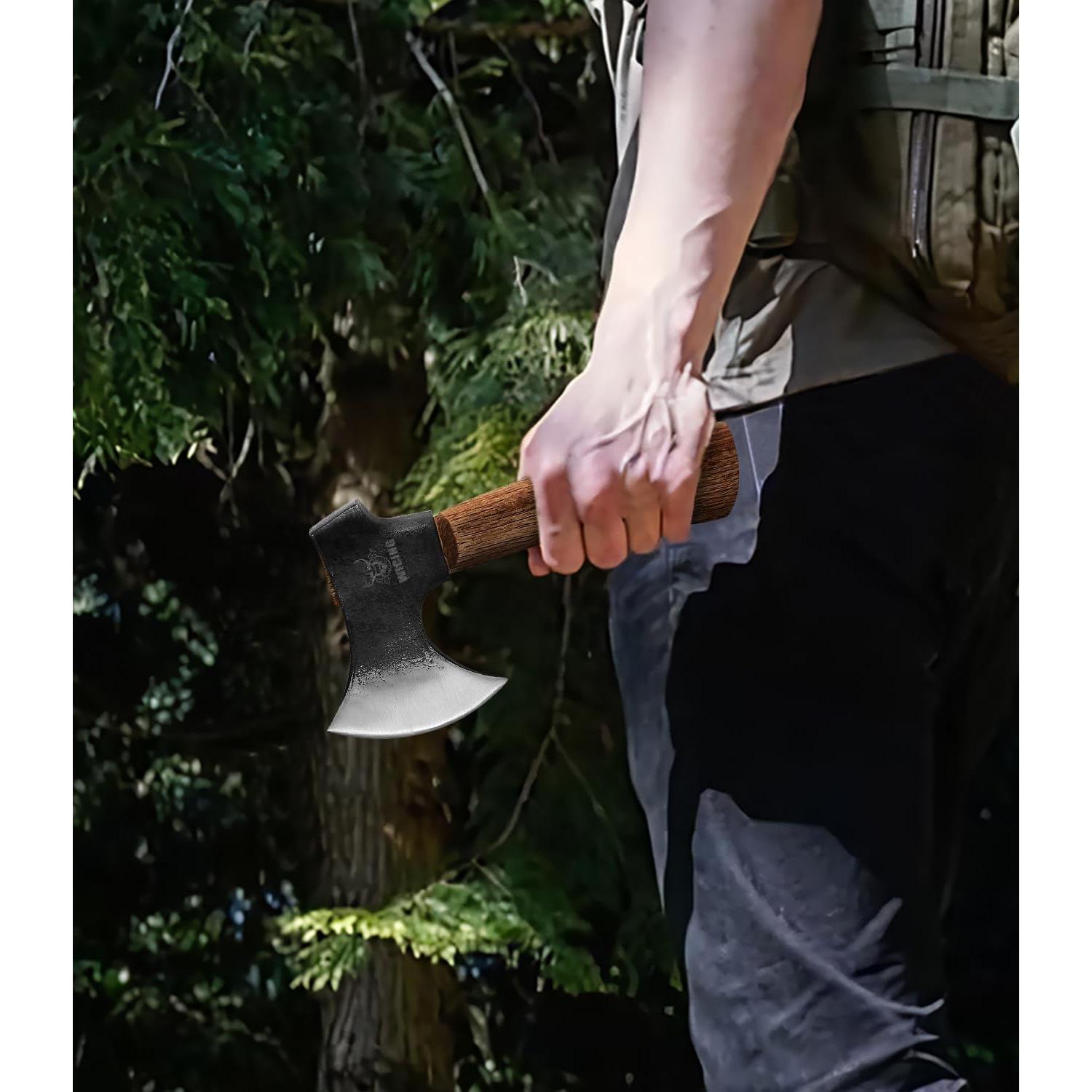 Hacha de Mano WICING 20.32 cm Acero Manganeso Mango Madera