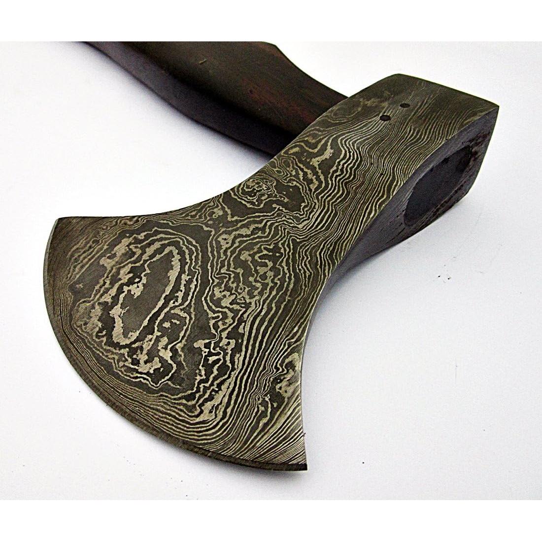 Hacha de Acero Damasco Poshland DIST A-004 33.1 cm