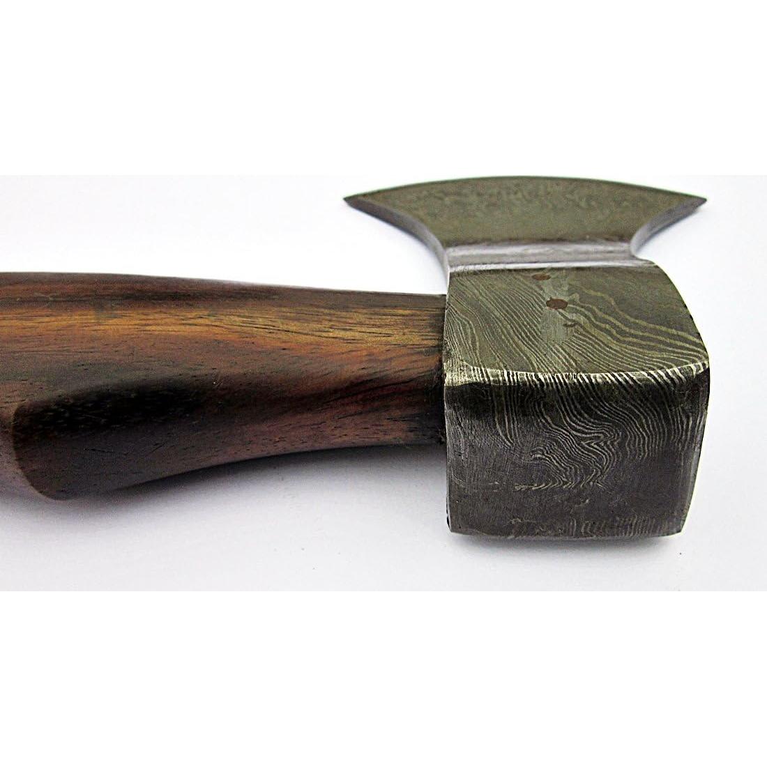 Hacha de Acero Damasco Poshland DIST A-004 33.1 cm