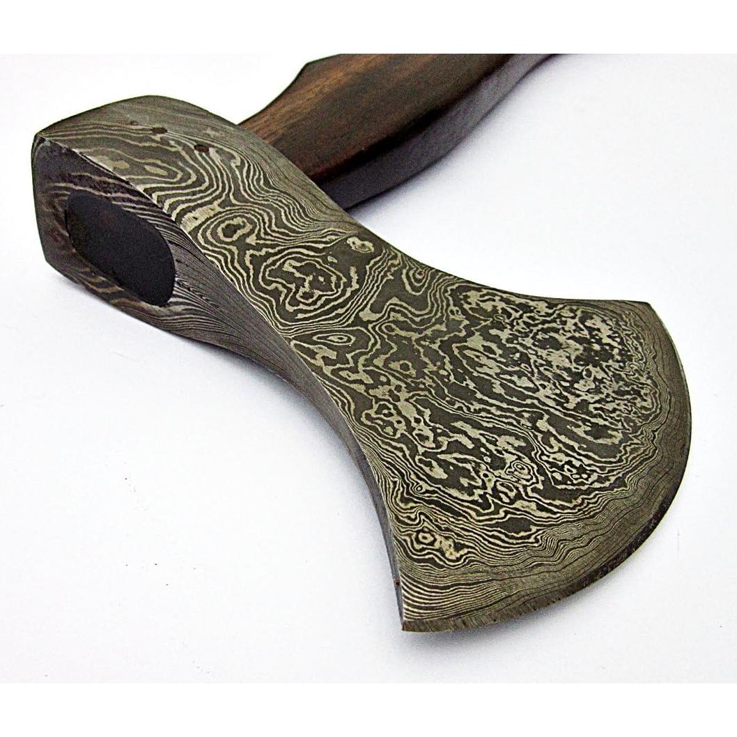 Hacha de Acero Damasco Poshland DIST A-004 33.1 cm