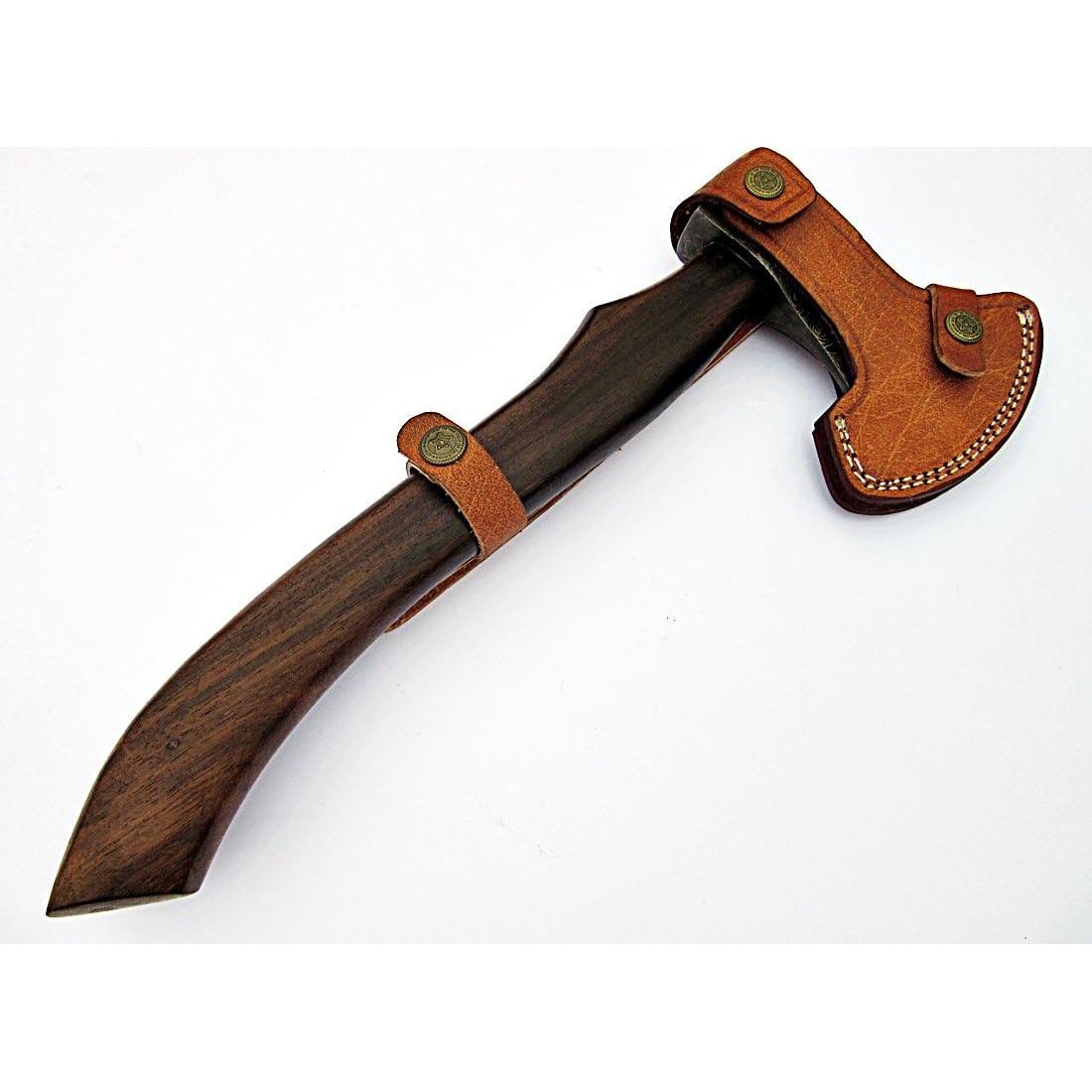 Hacha de Acero Damasco Poshland DIST A-004 33.1 cm