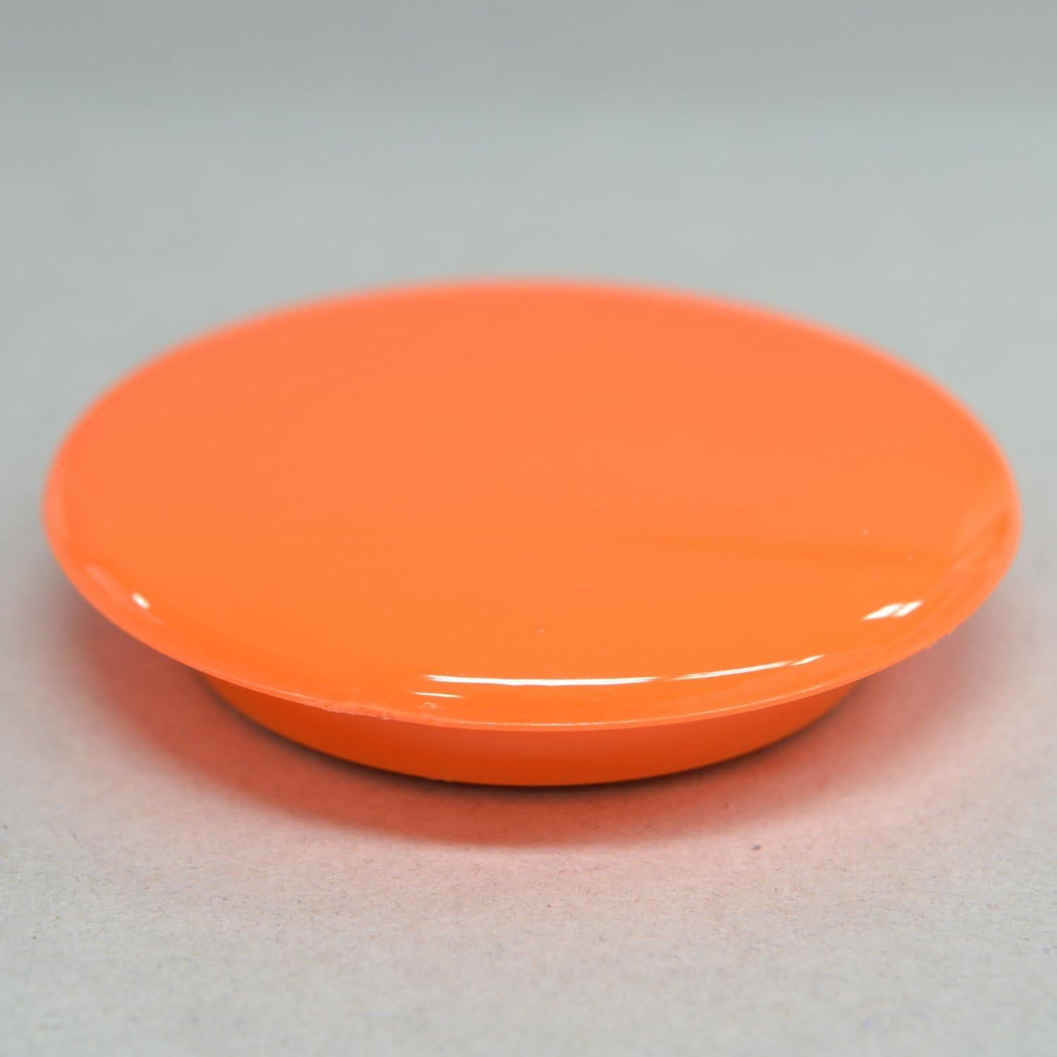 Botones Magnéticos Naranja MFCB-40-12P-O 40 mm - Paquete de 12