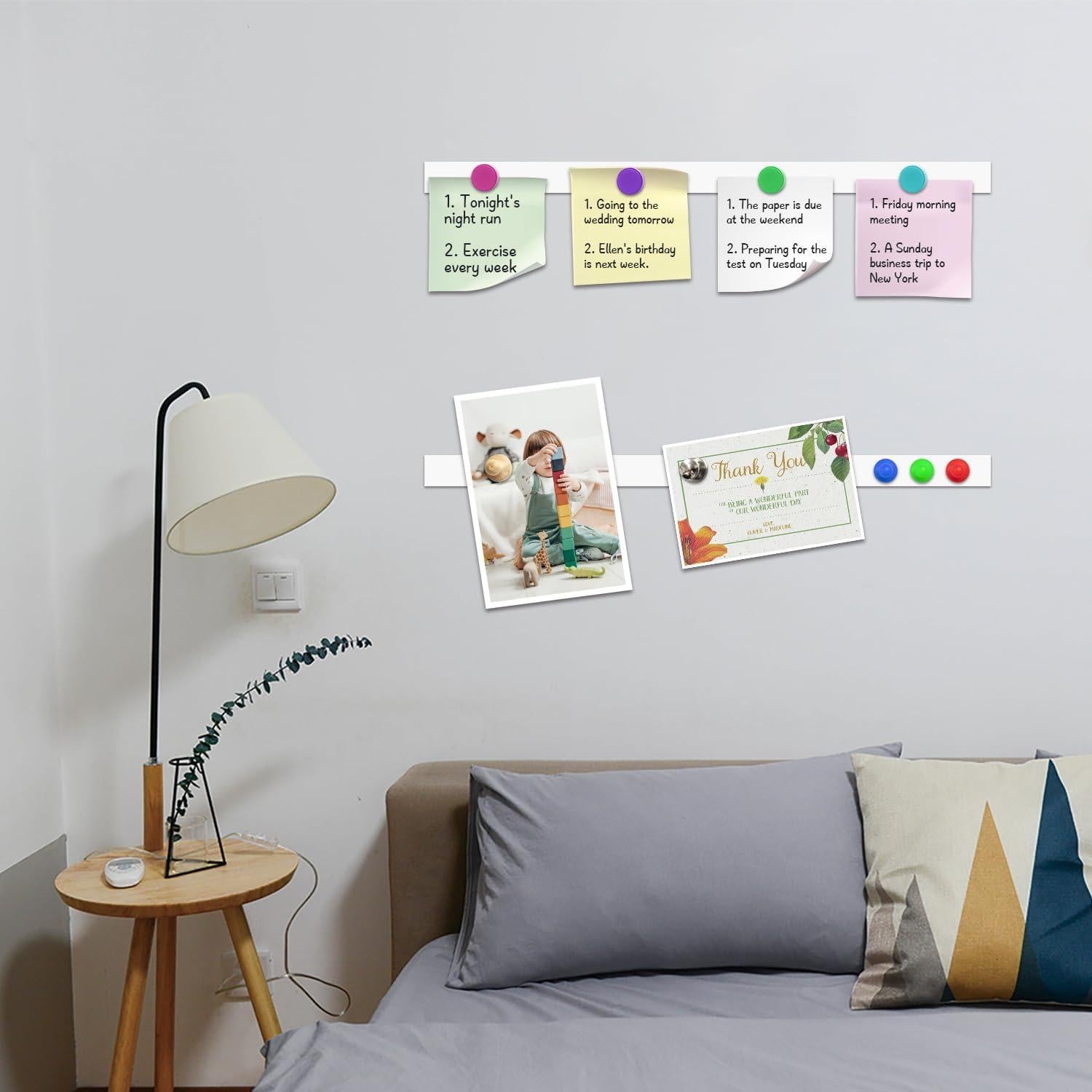 Tiras Metálicas Adhesivas para Imán Yamsop 3.56 cm x 3.05 m