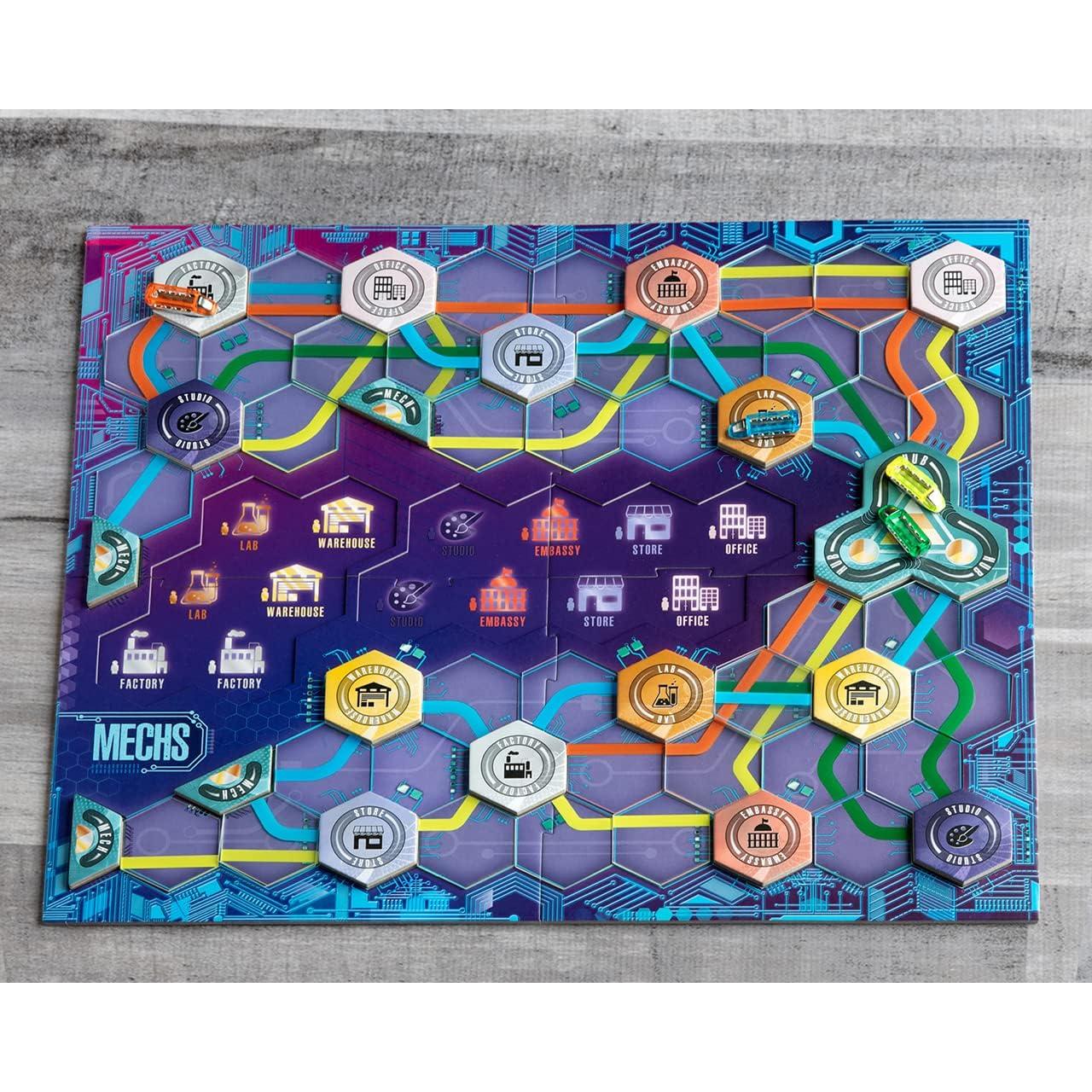 Juego de Mesa Maglev Maps Bezier Games - Estrategia Futurista