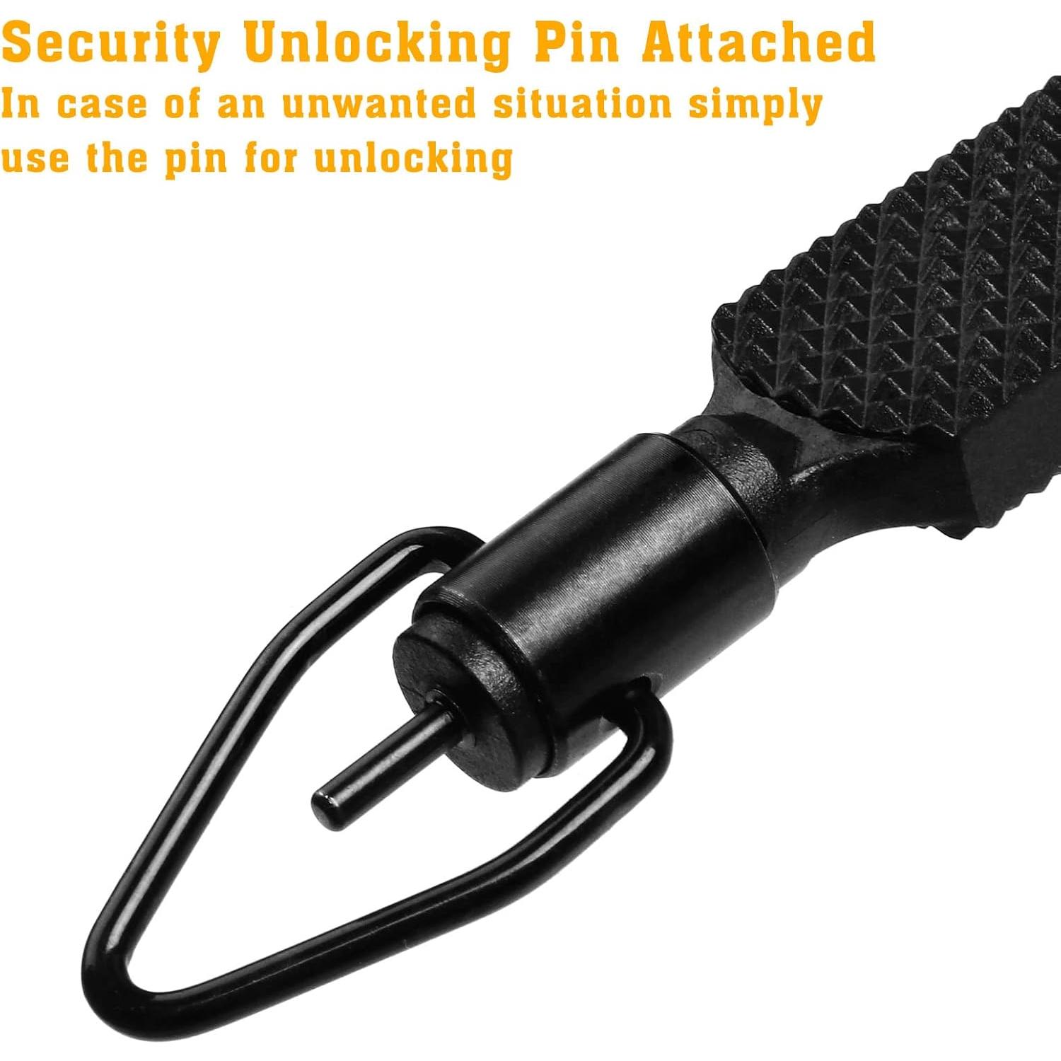 Llave de Esposas Giratoria JOTOVO Zt-9p 10.16 cm Negra