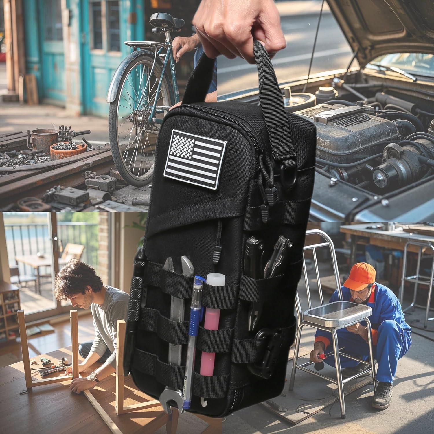 Bolsa de Herramientas Táctica Katadem 32x14x10.9cm Nylon 1000D