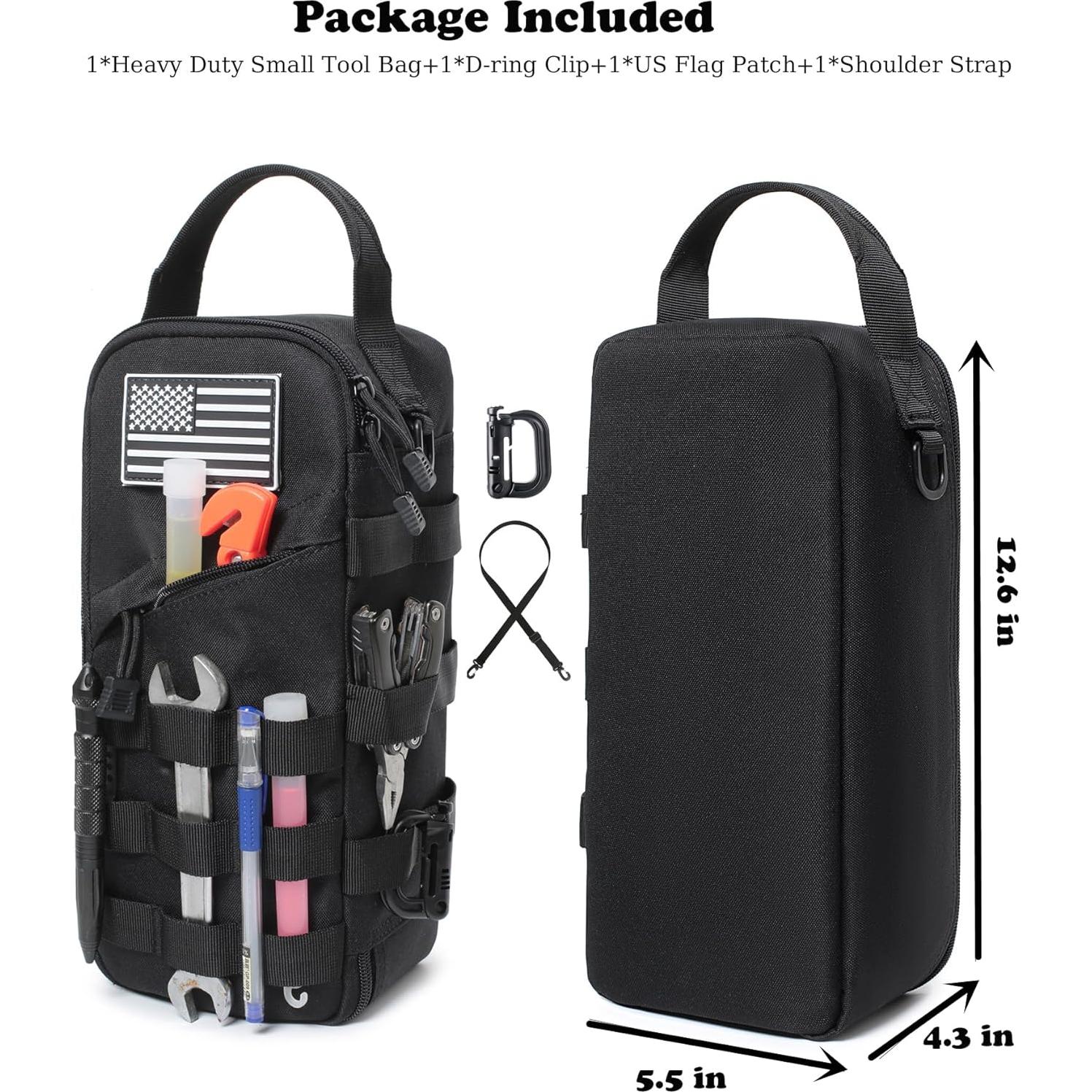 Bolsa de Herramientas Táctica Katadem 32x14x10.9cm Nylon 1000D