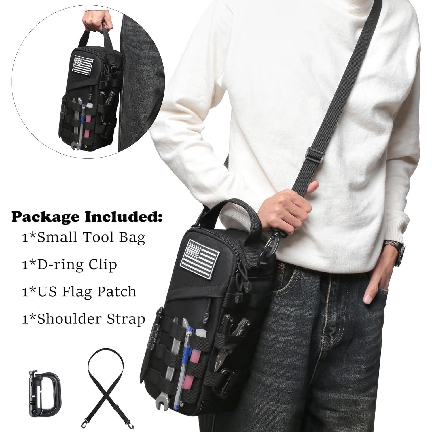 Bolsa de Herramientas Táctica Katadem 32x14x10.9cm Nylon 1000D