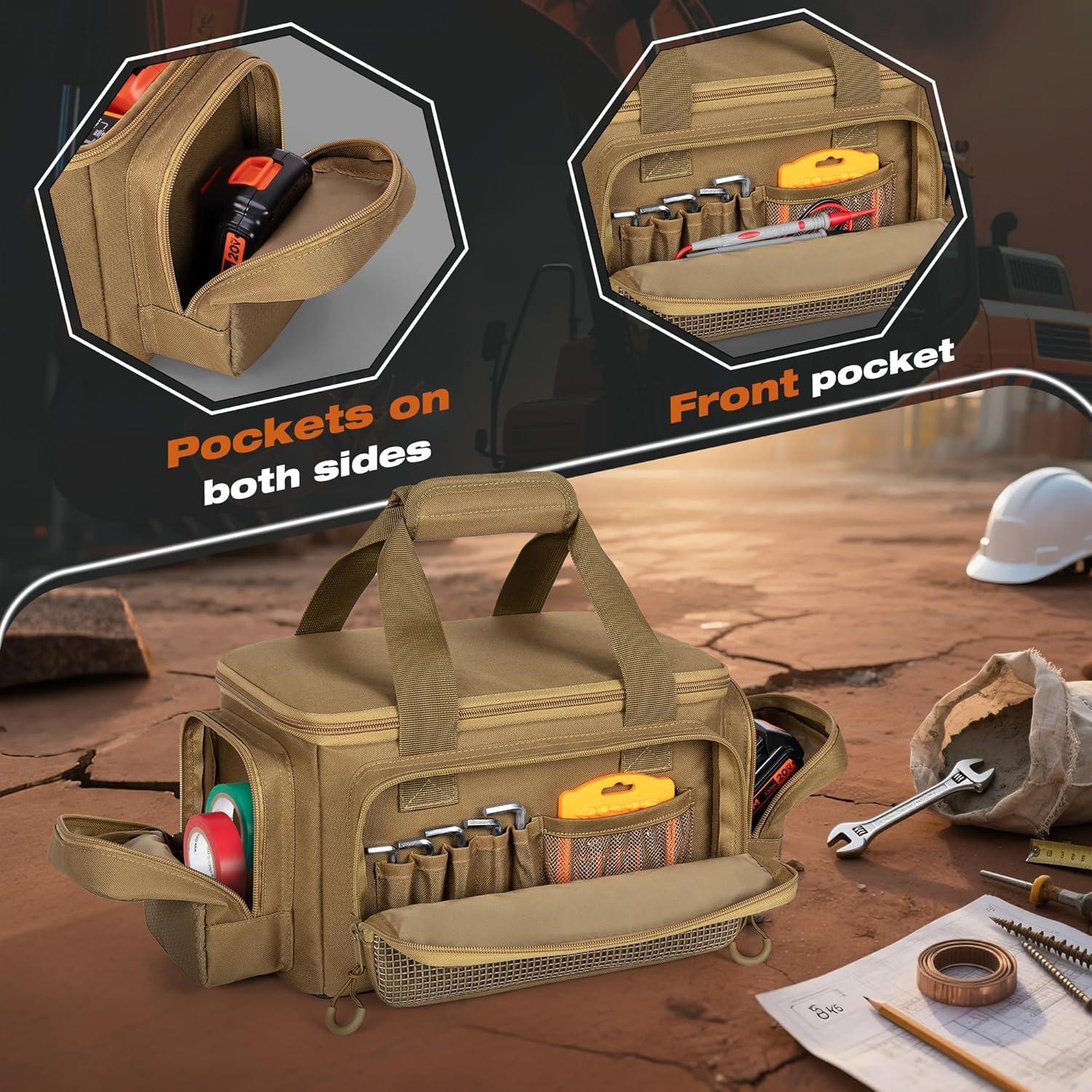 Bolsa de Herramientas Pequeña Trahzia Caqui 30.48 cm