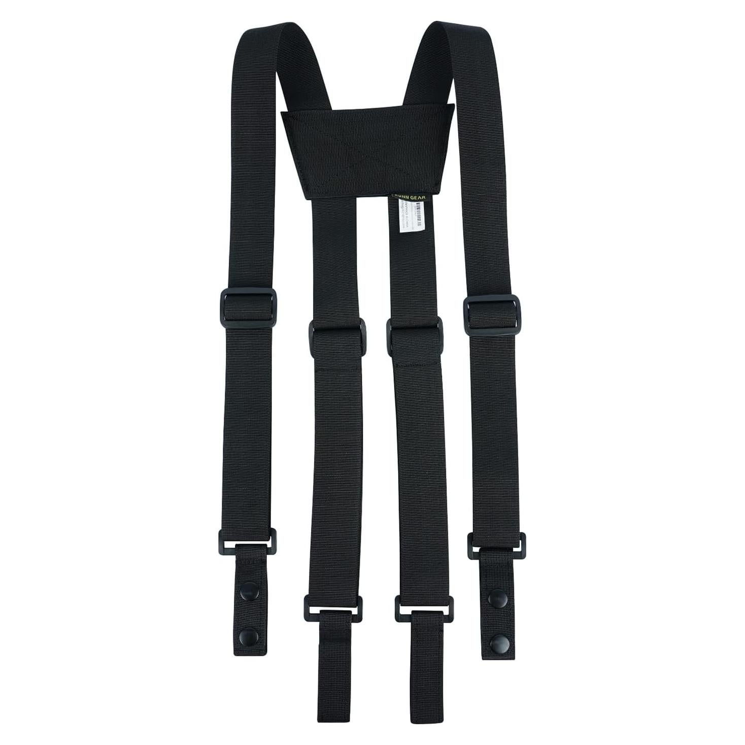 Tirantes Tácticos KUNN Ajustables 1.5" Nylon Negro
