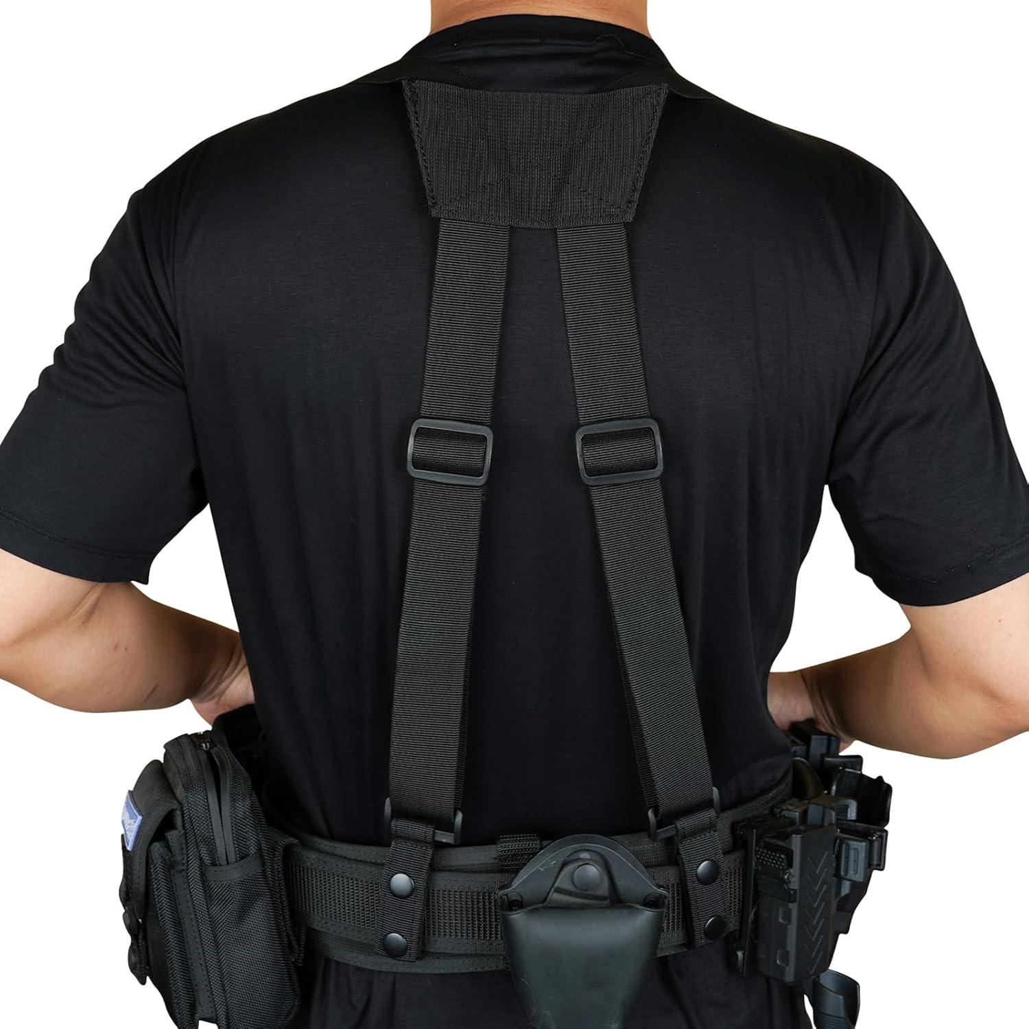 Tirantes Tácticos KUNN Ajustables 1.5" Nylon Negro