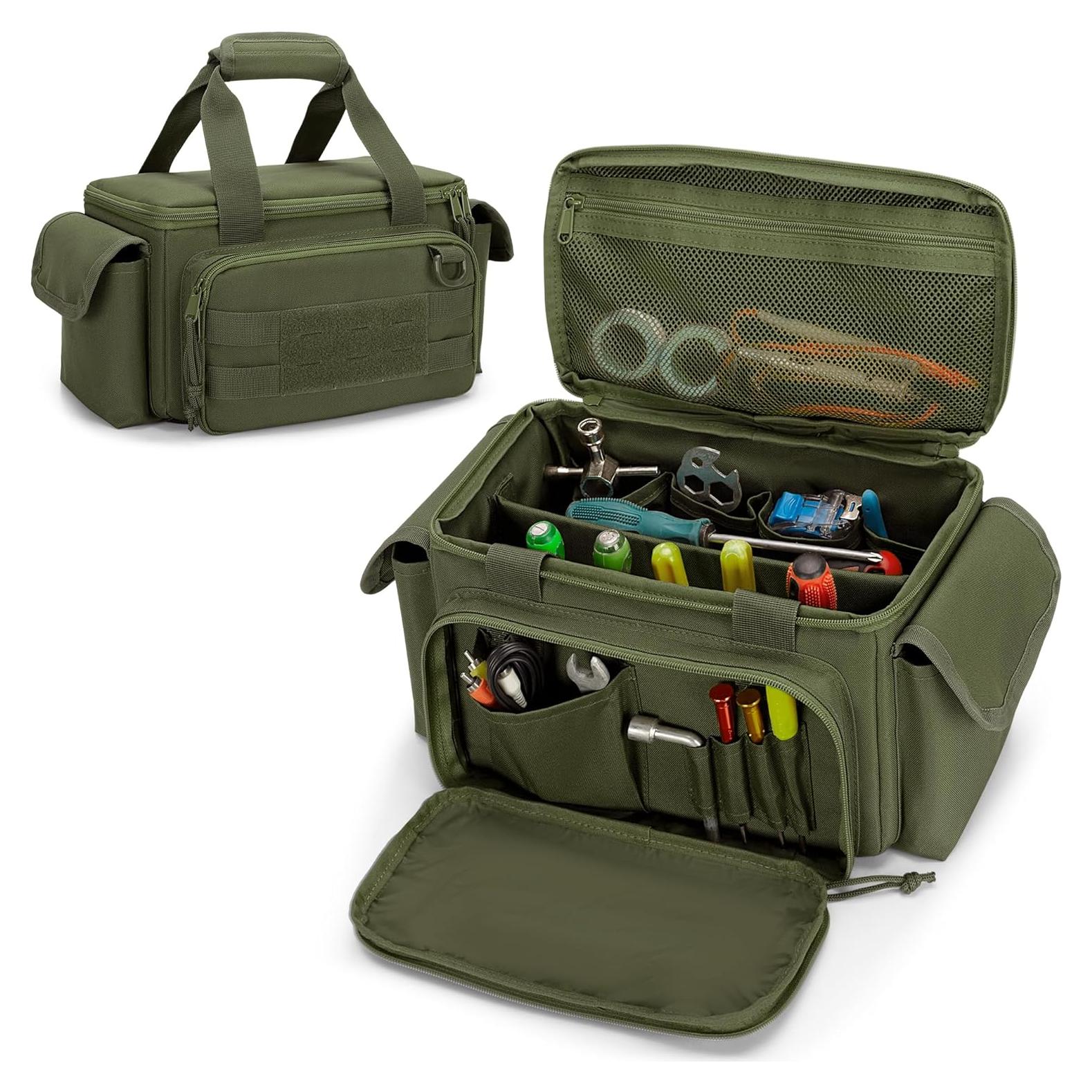 Bolsa de Herramientas Pequeña Rexmica Verde 28.4x16.3x16 cm