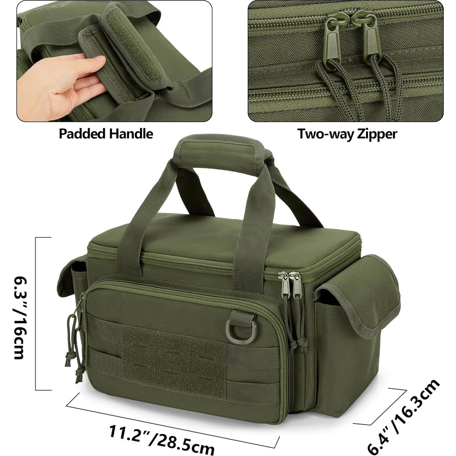 Bolsa de Herramientas Pequeña Rexmica Verde 28.4x16.3x16 cm