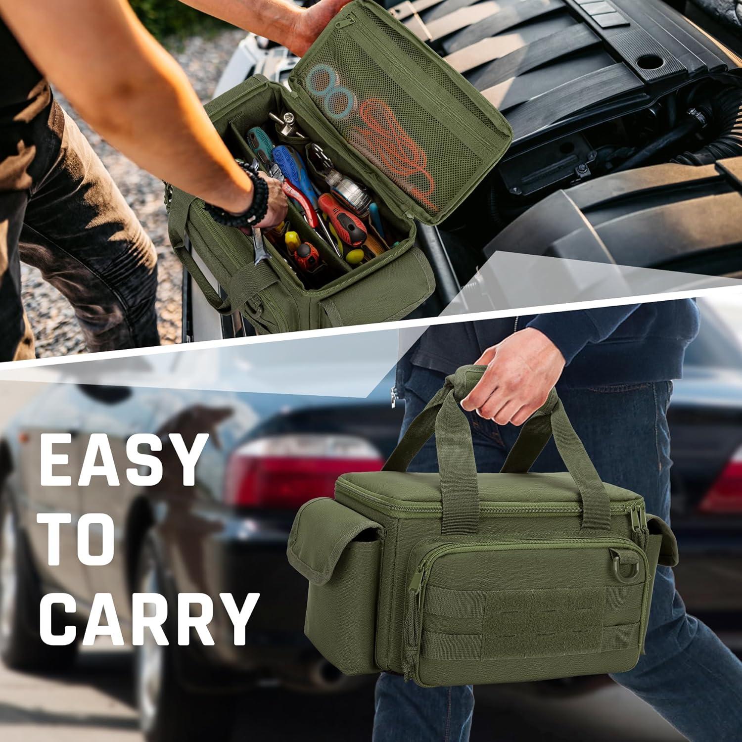 Bolsa de Herramientas Pequeña Rexmica Verde 28.4x16.3x16 cm