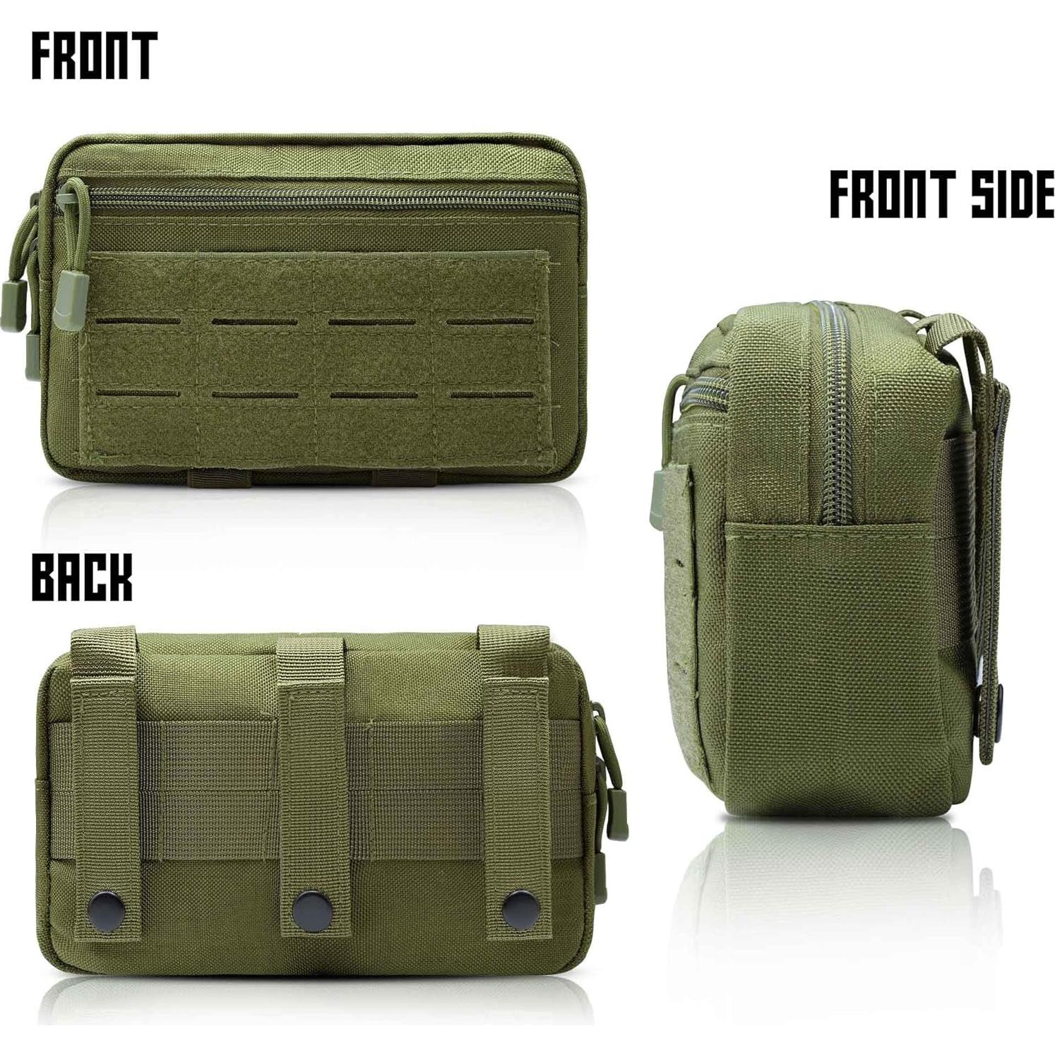Bolsa Administrativa Molle VIIDOO Verde 20.6x12.9cm Resistente