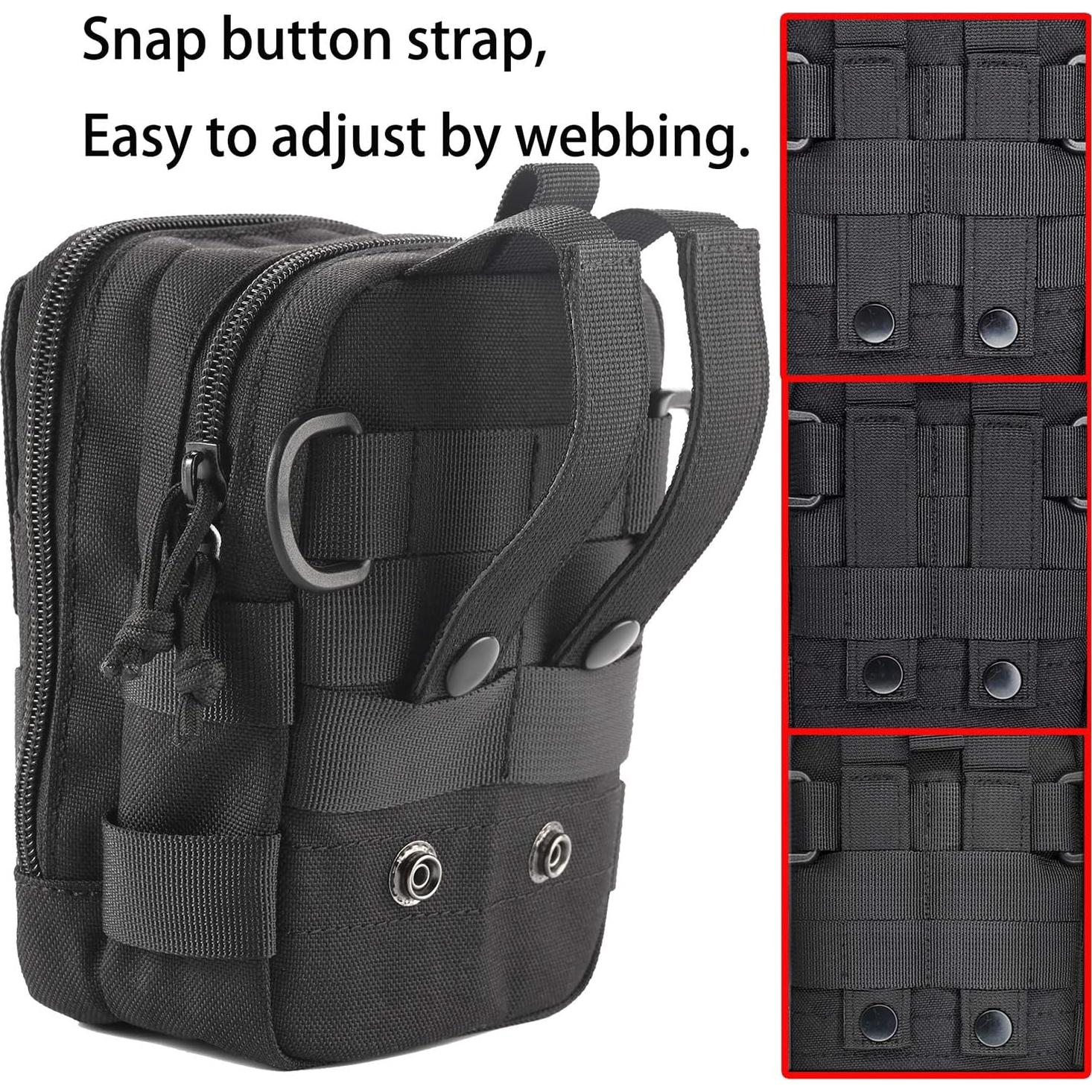 Soporte de Teléfono Táctico LefRight Negro Nylon 1000D