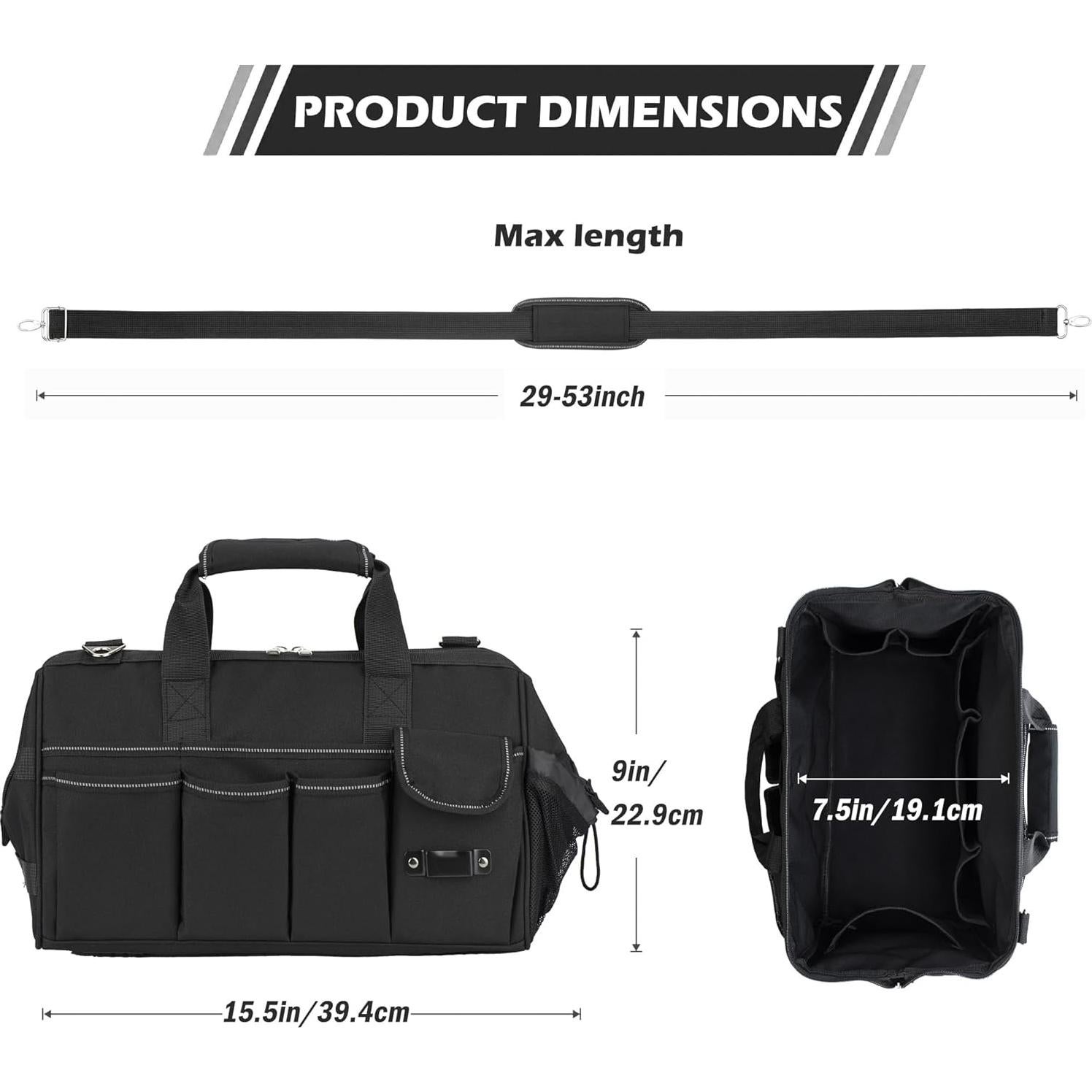Bolsa de Herramientas EXLIFBAG 38 cm Resistente al Agua