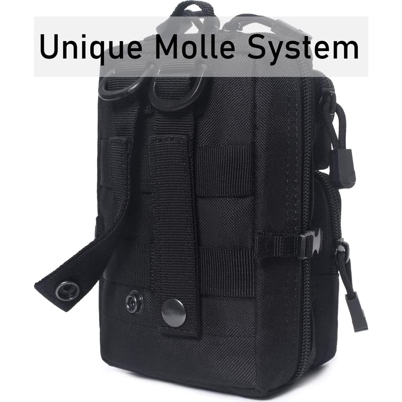 Bolsa Molle Táctica Compacta Tacticool con Parche EE. UU.