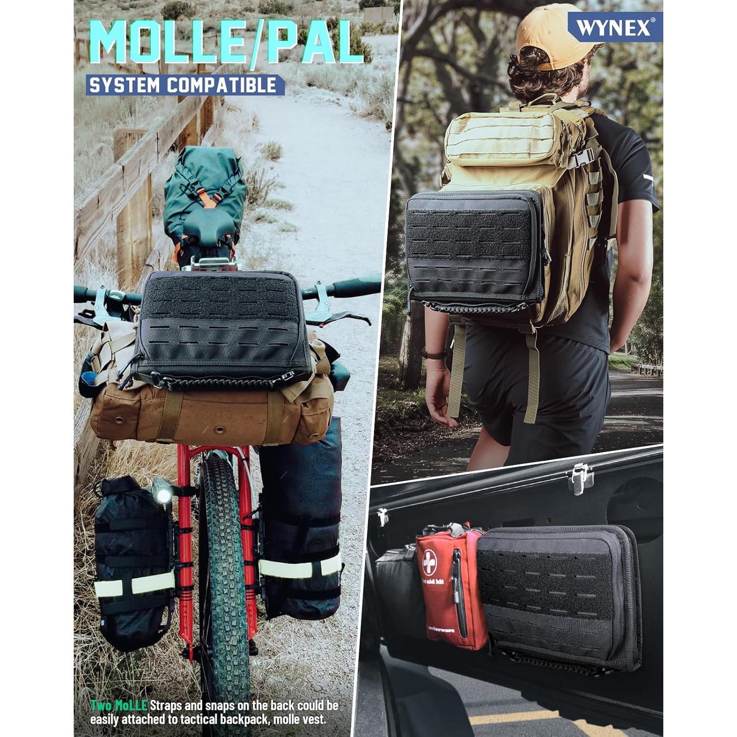 Bolsa Administrativa Molle Wynex para Tabletas 9-11" Negra