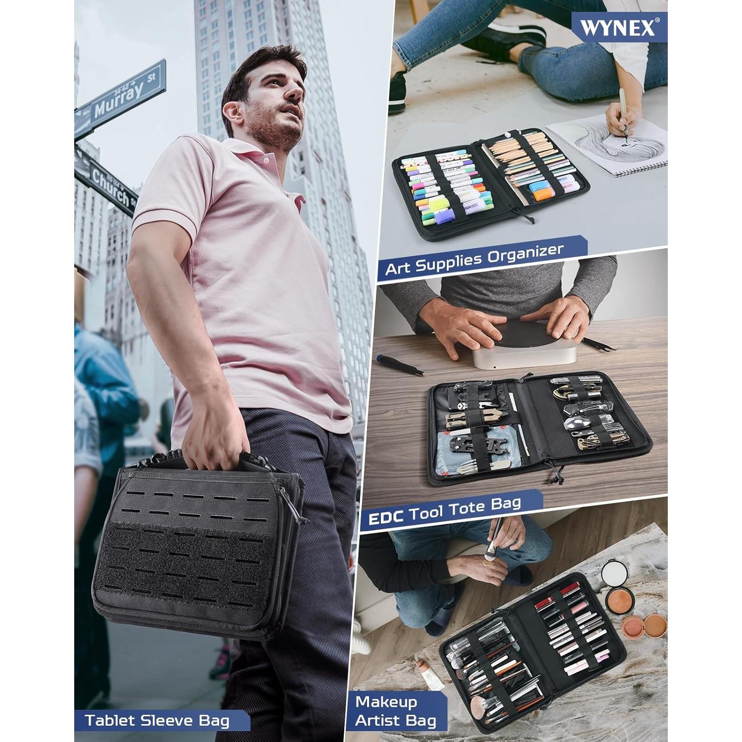 Bolsa Administrativa Molle Wynex para Tabletas 9-11" Negra