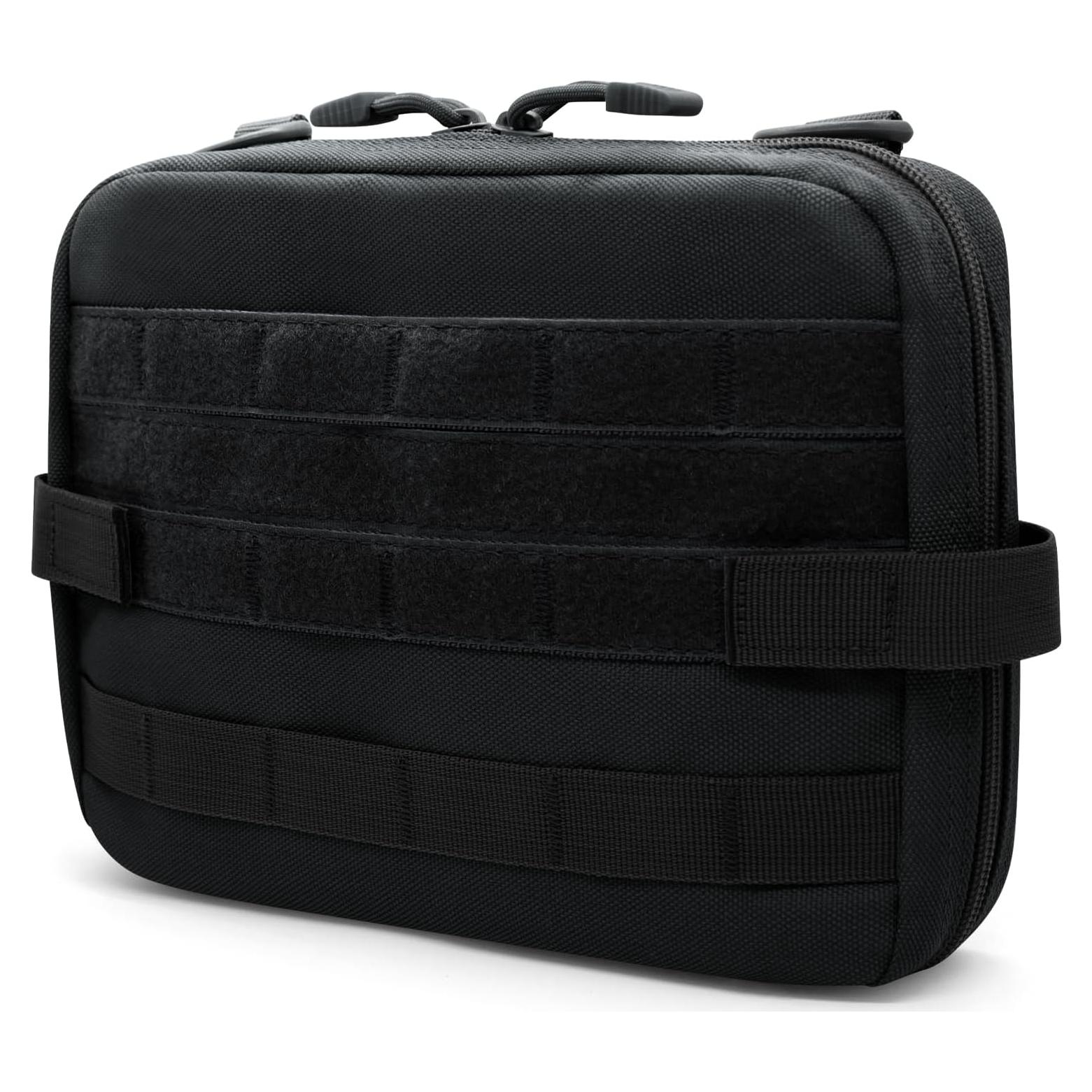 Bolsa Administrativa Táctica Molle Qavctw 25.5x19x5.5cm Negra