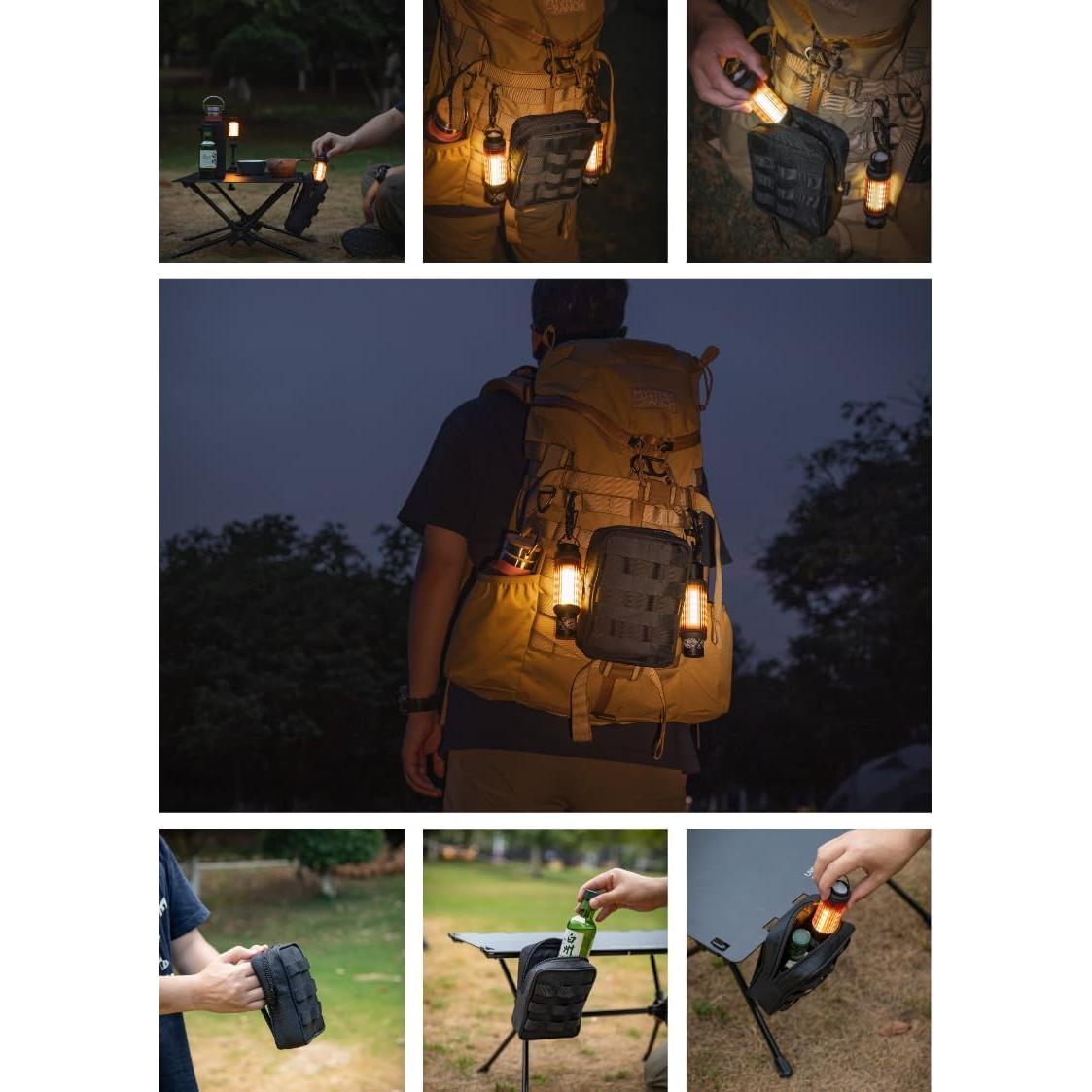 Bolsa Táctica Molle CAMPINGMOON BG-40 para Camping 40cm