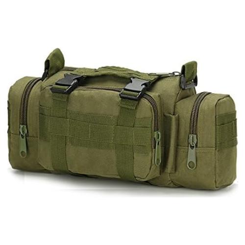 Bolsa Táctica FAMI 5L Nylon Verde Compacta Multifuncional