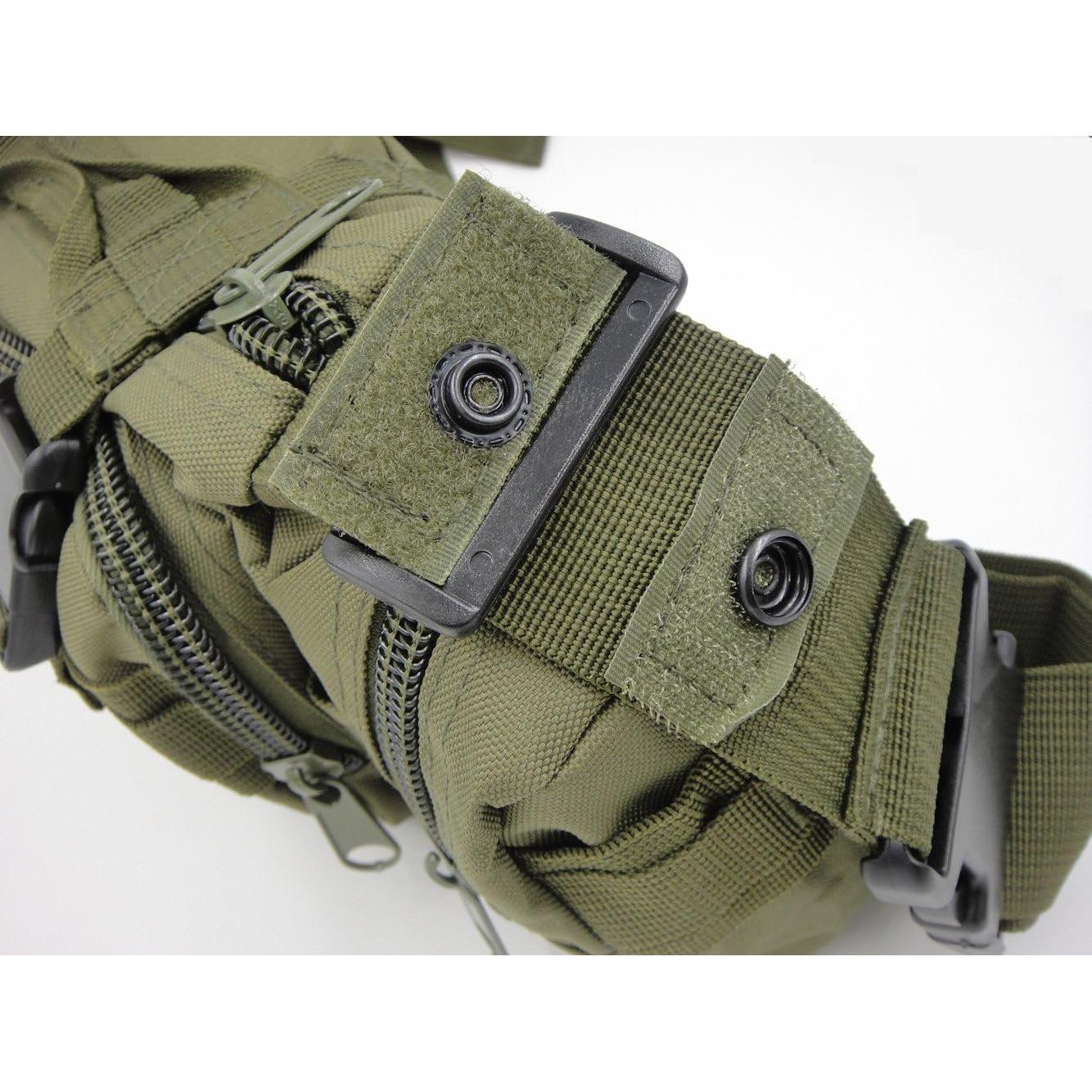 Bolsa Táctica FAMI 5L Nylon Verde Compacta Multifuncional