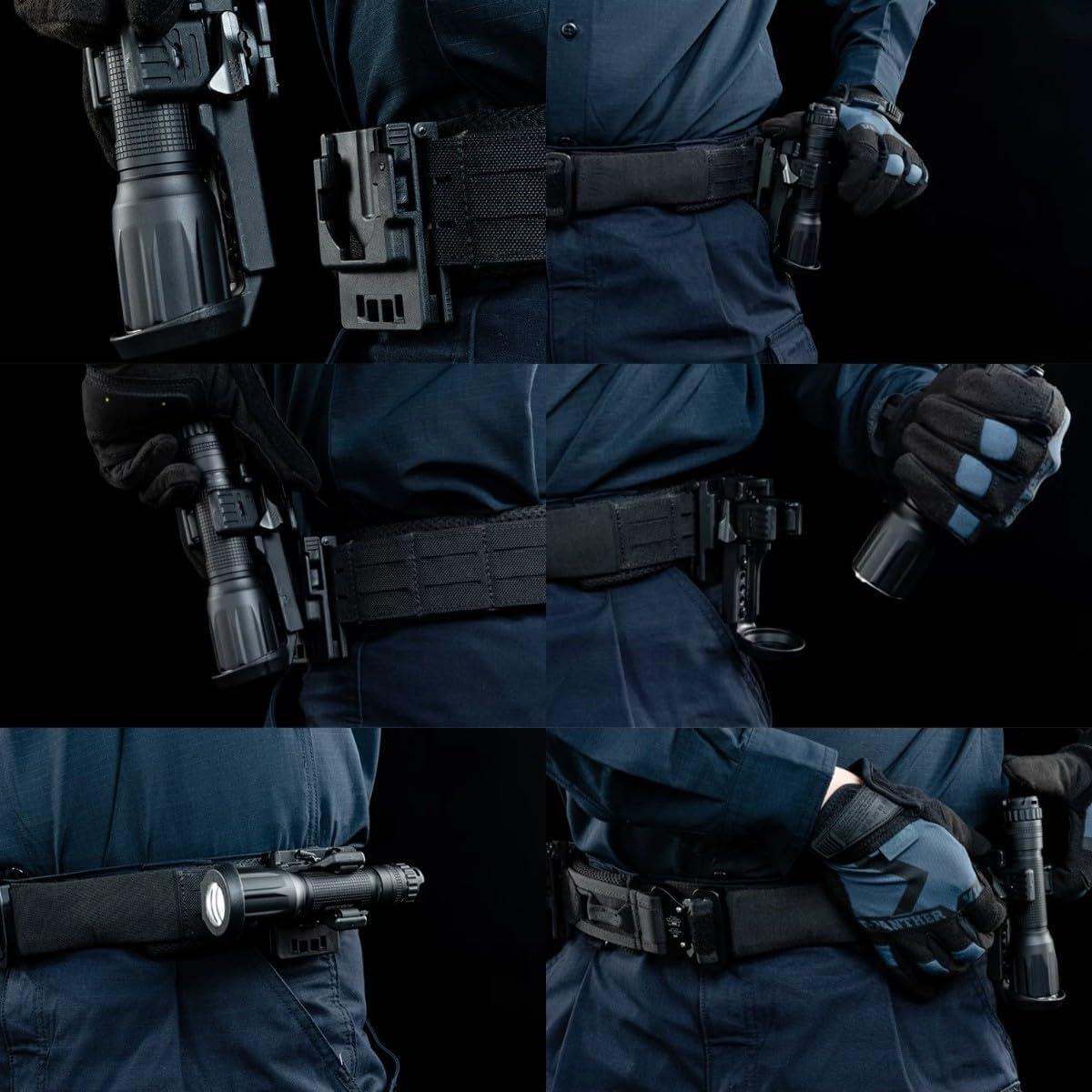 Soporte Táctico para Linterna TACNEX 1"-1.25" Clip Cinturón