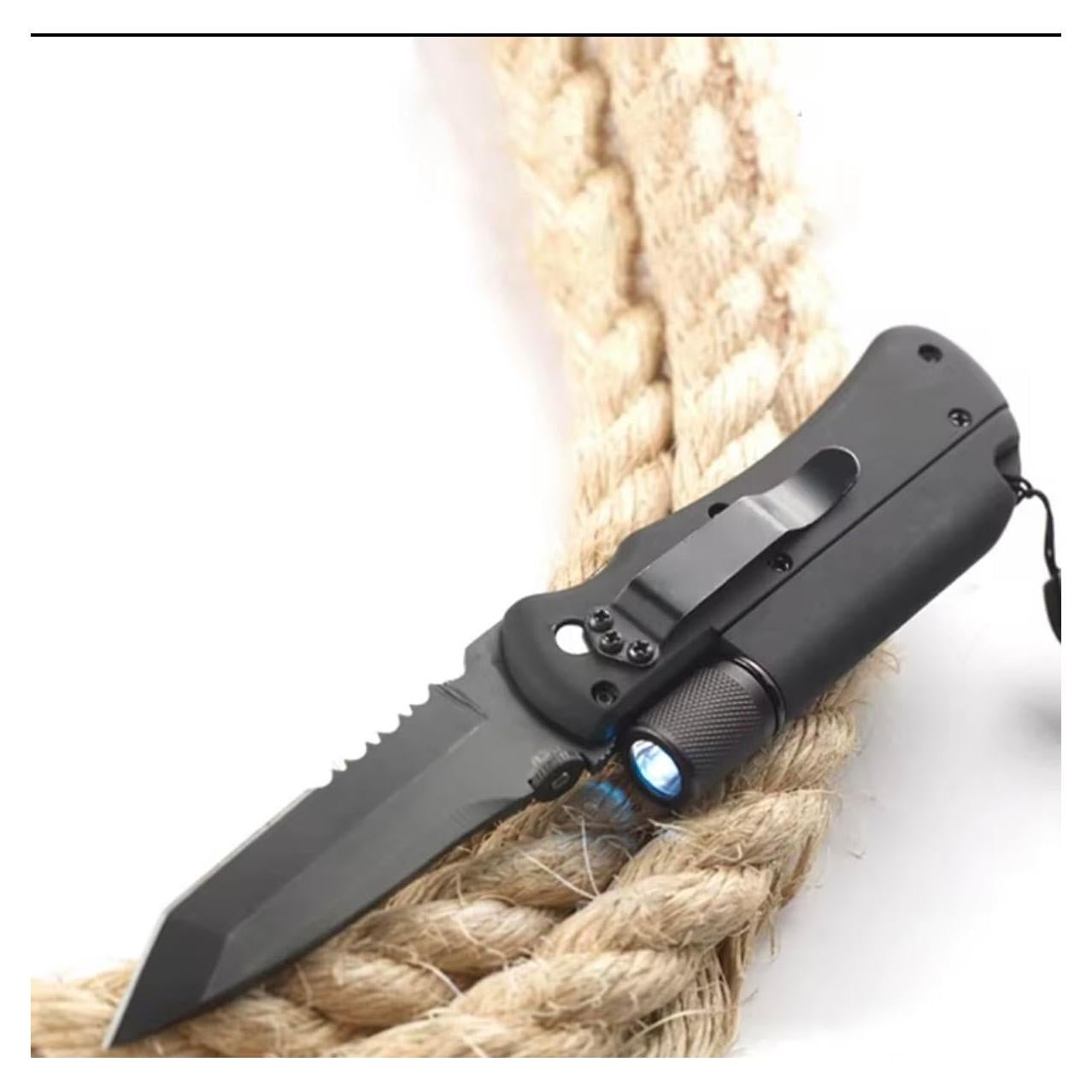 Kit de Supervivencia Multifuncional Genérico con Cuchillo LED